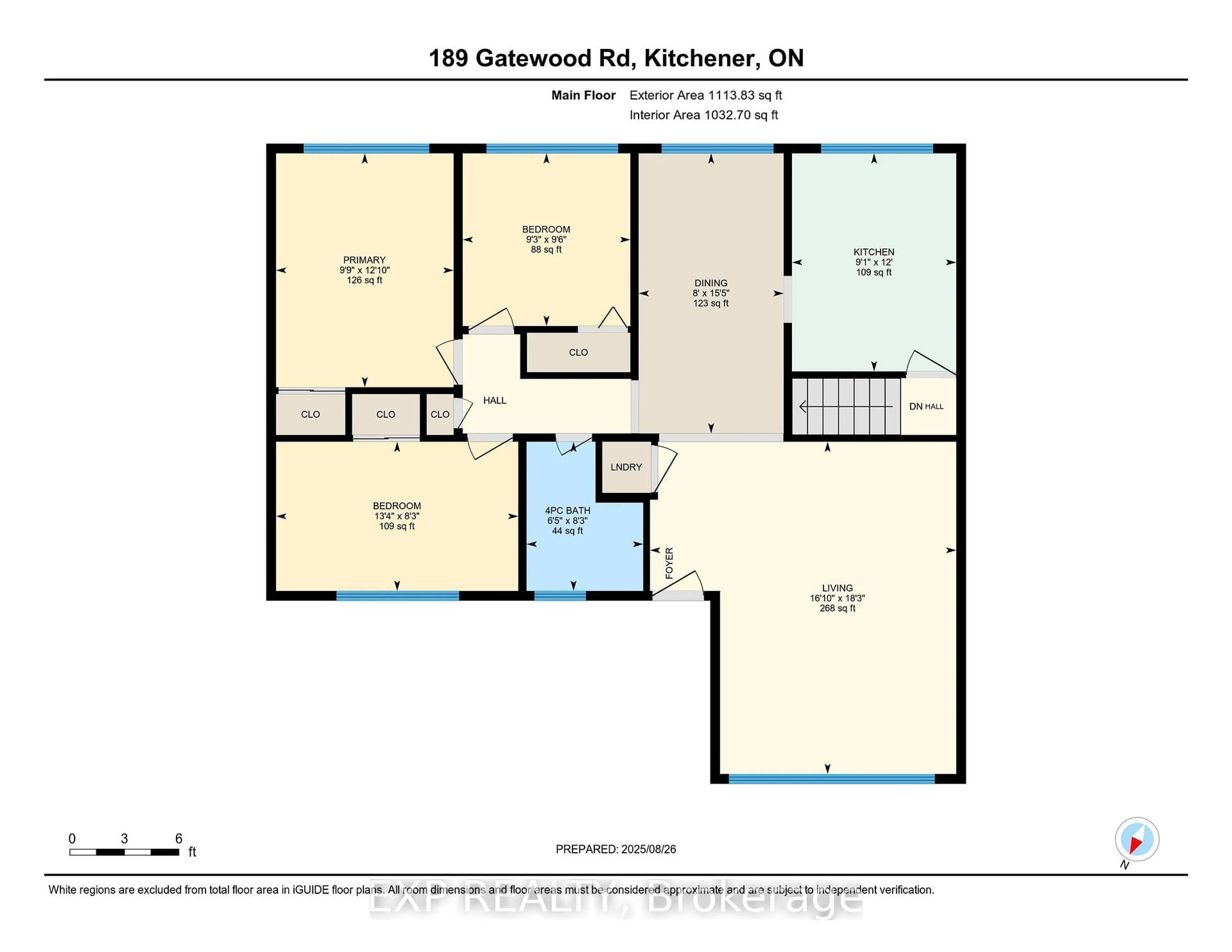 Floor plan for 189 Gatewood Rd, Kitchener Ontario N2M 4E3