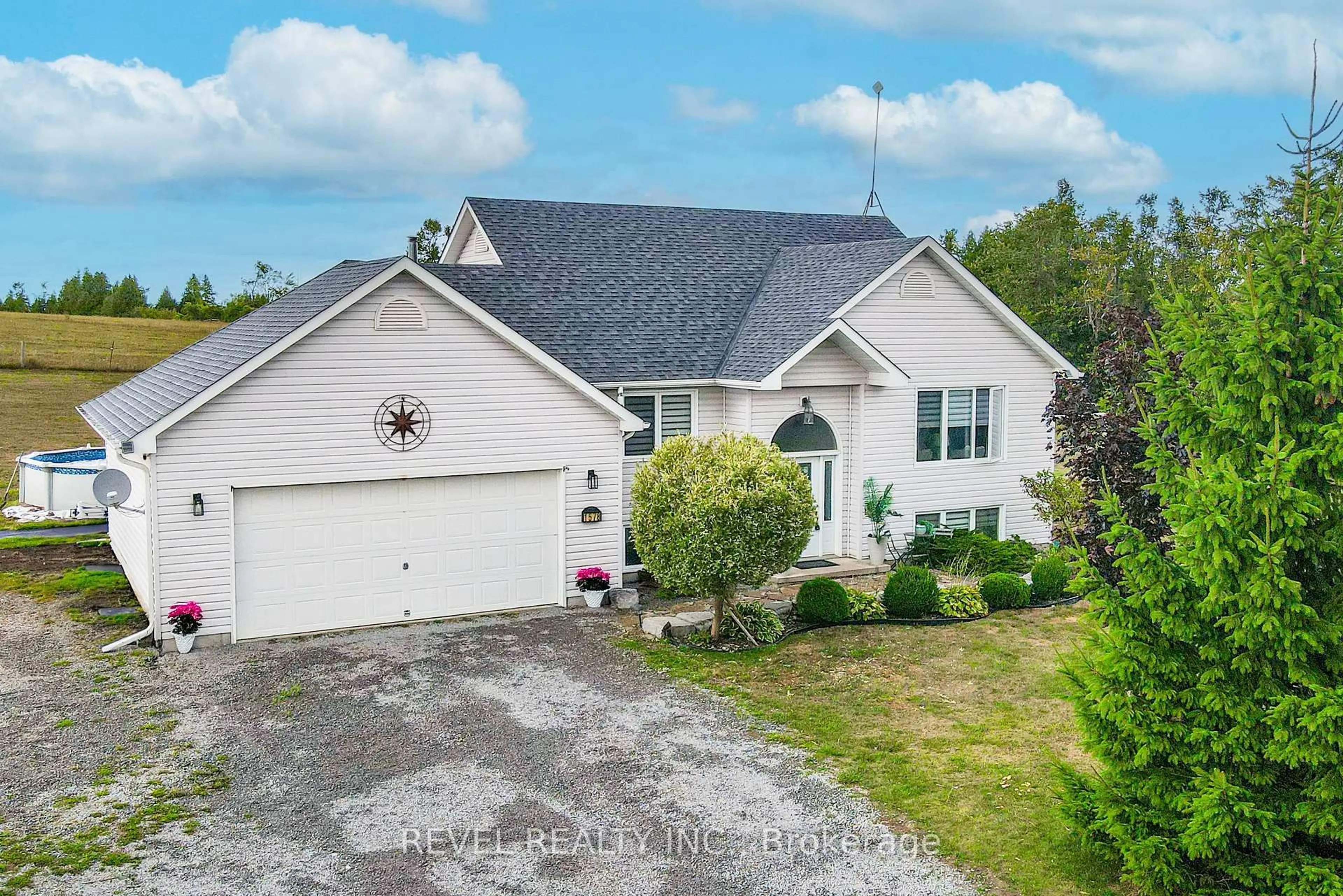 A pic from outside/outdoor area/front of a property/back of a property/a pic from drone, street for 1578 Sturgeon Rd, Kawartha Lakes Ontario K0M 1L0