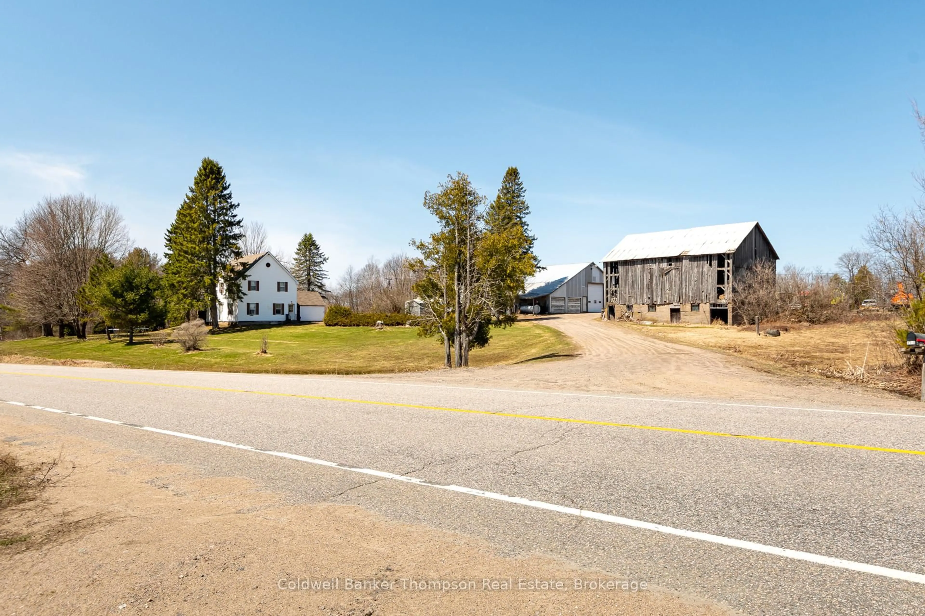 A pic from outside/outdoor area/front of a property/back of a property/a pic from drone, mountain view for 1764 518 Highway, McMurrich/Monteith Ontario P0A 1Y0