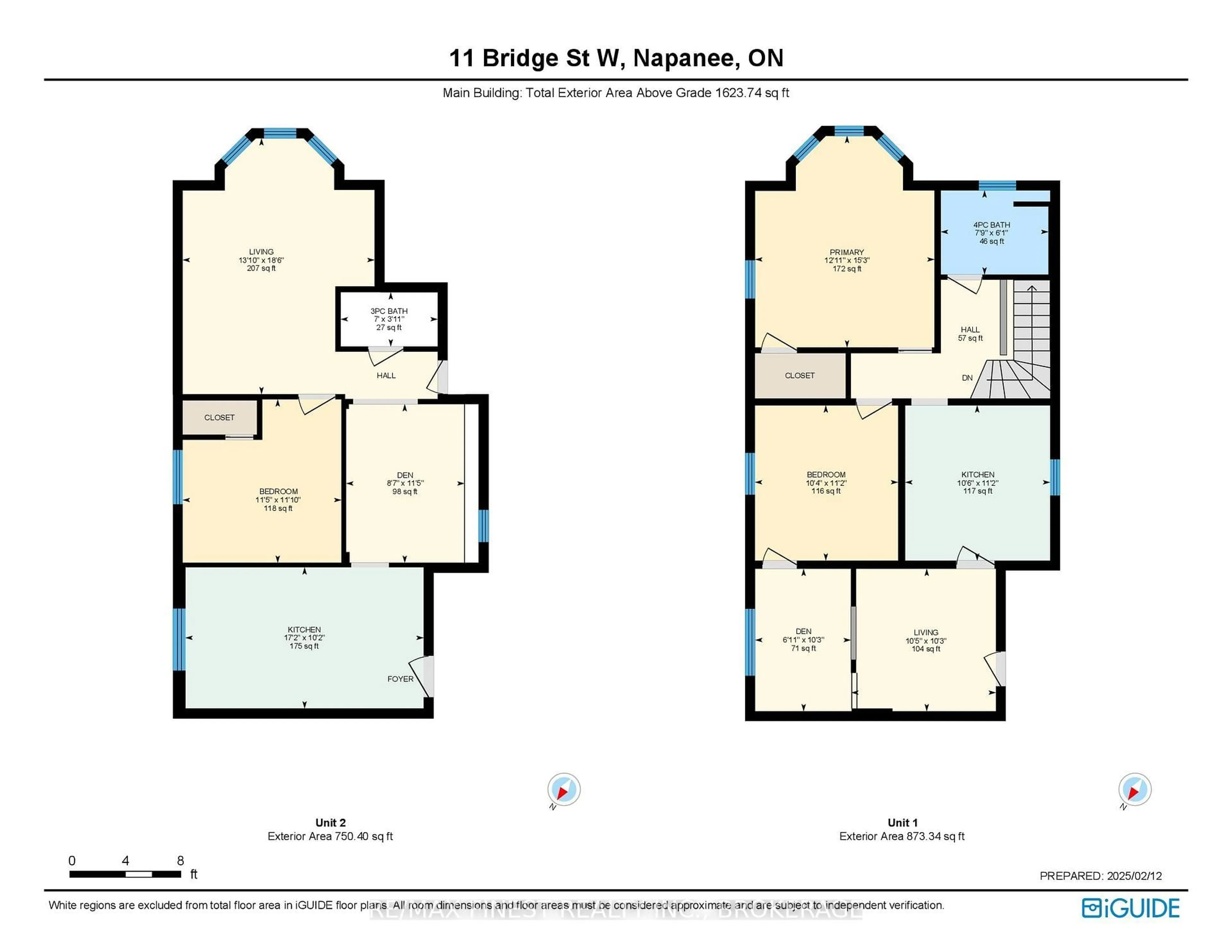 Floor plan for 11 Bridge St #west, Greater Napanee Ontario K7R 2C2