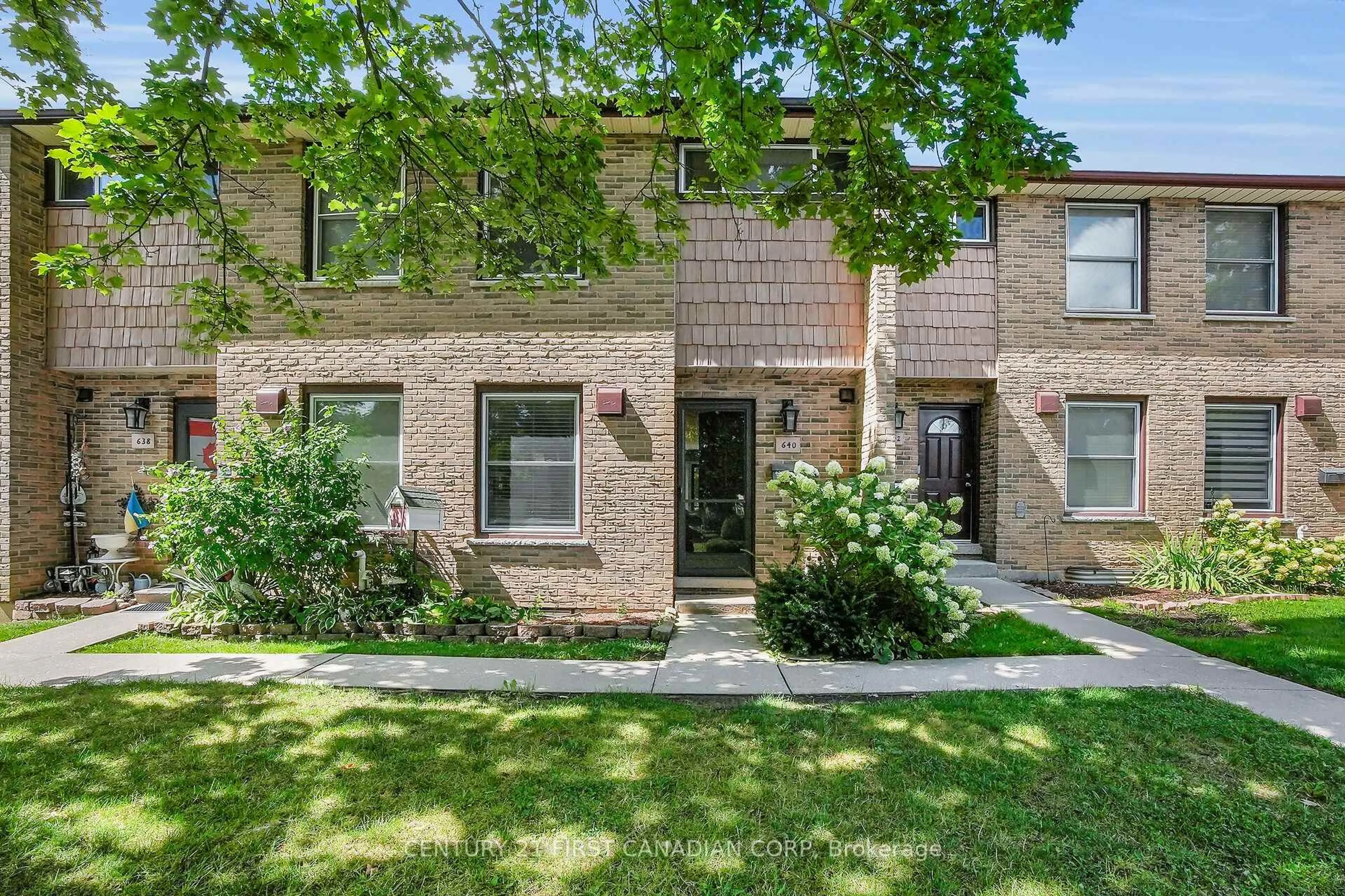 Home with brick exterior material, street for 640 Wonderland Rd #57, London South Ontario N6K 1L8