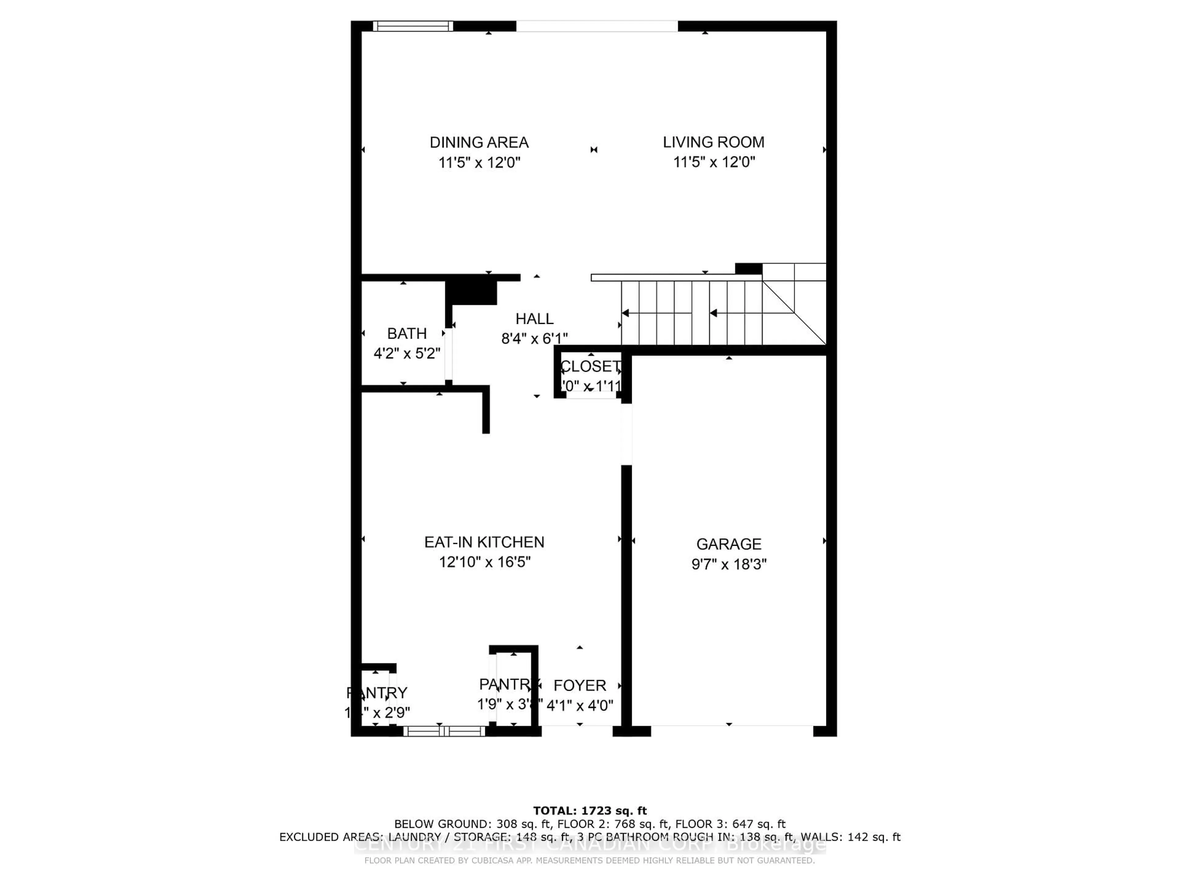 Floor plan for 120 Centre St ##56, London South Ontario N6J 4X4