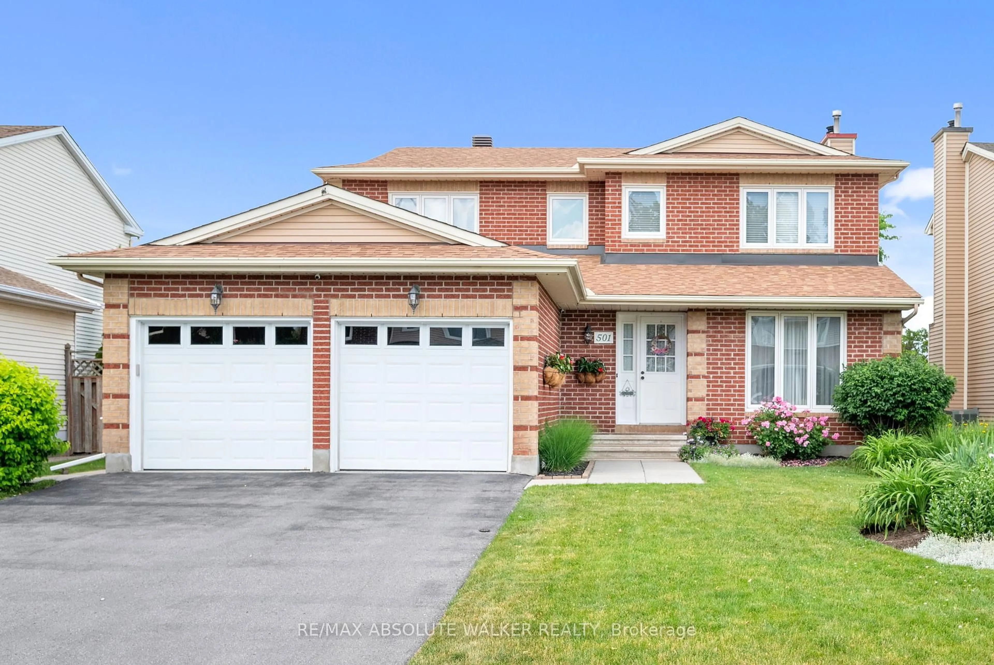 Home with brick exterior material, street for 501 Harrowsmith Way, Orleans Ontario K4A 2Z2