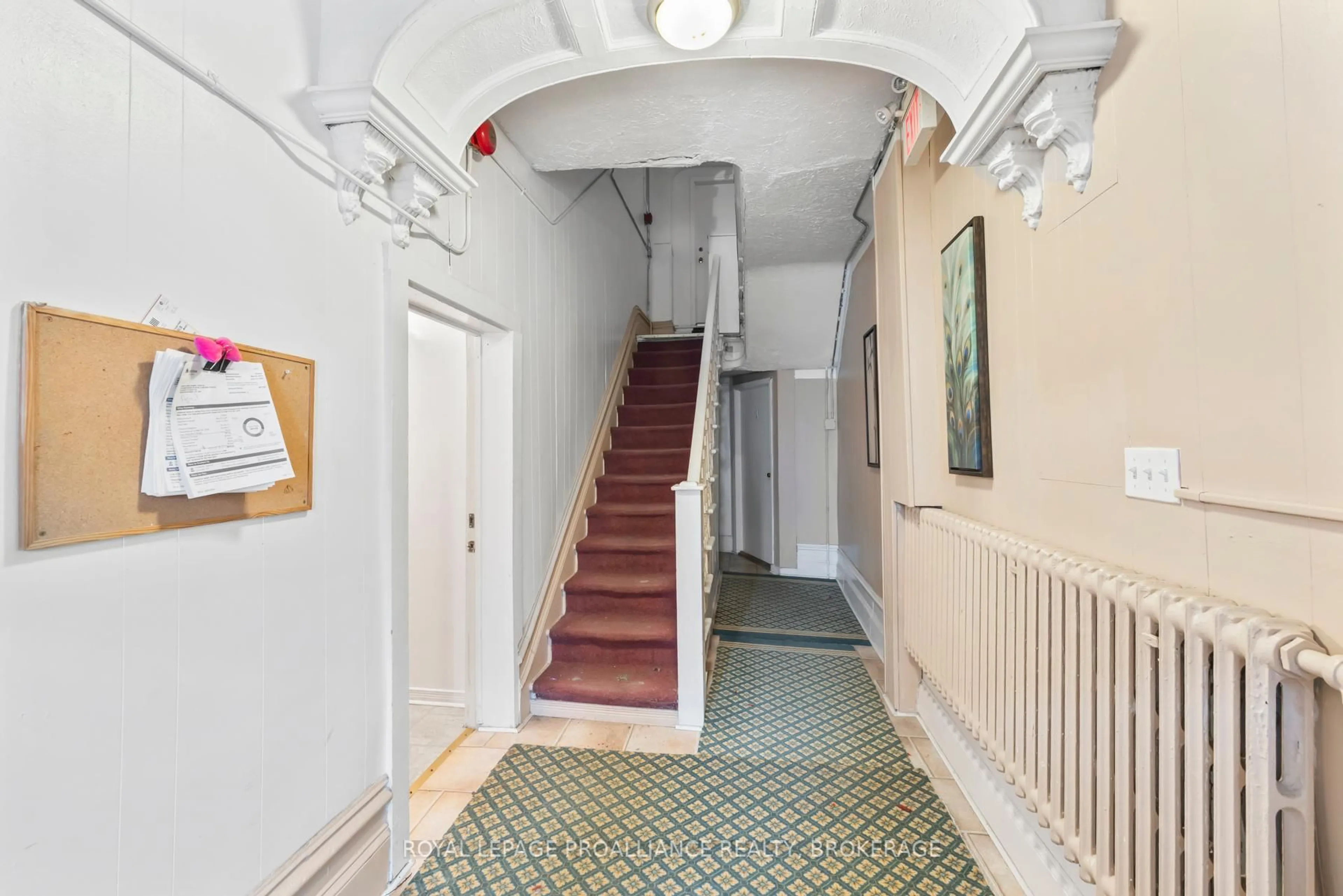 Indoor foyer for 63 William St, Kingston Ontario K7L 2C3