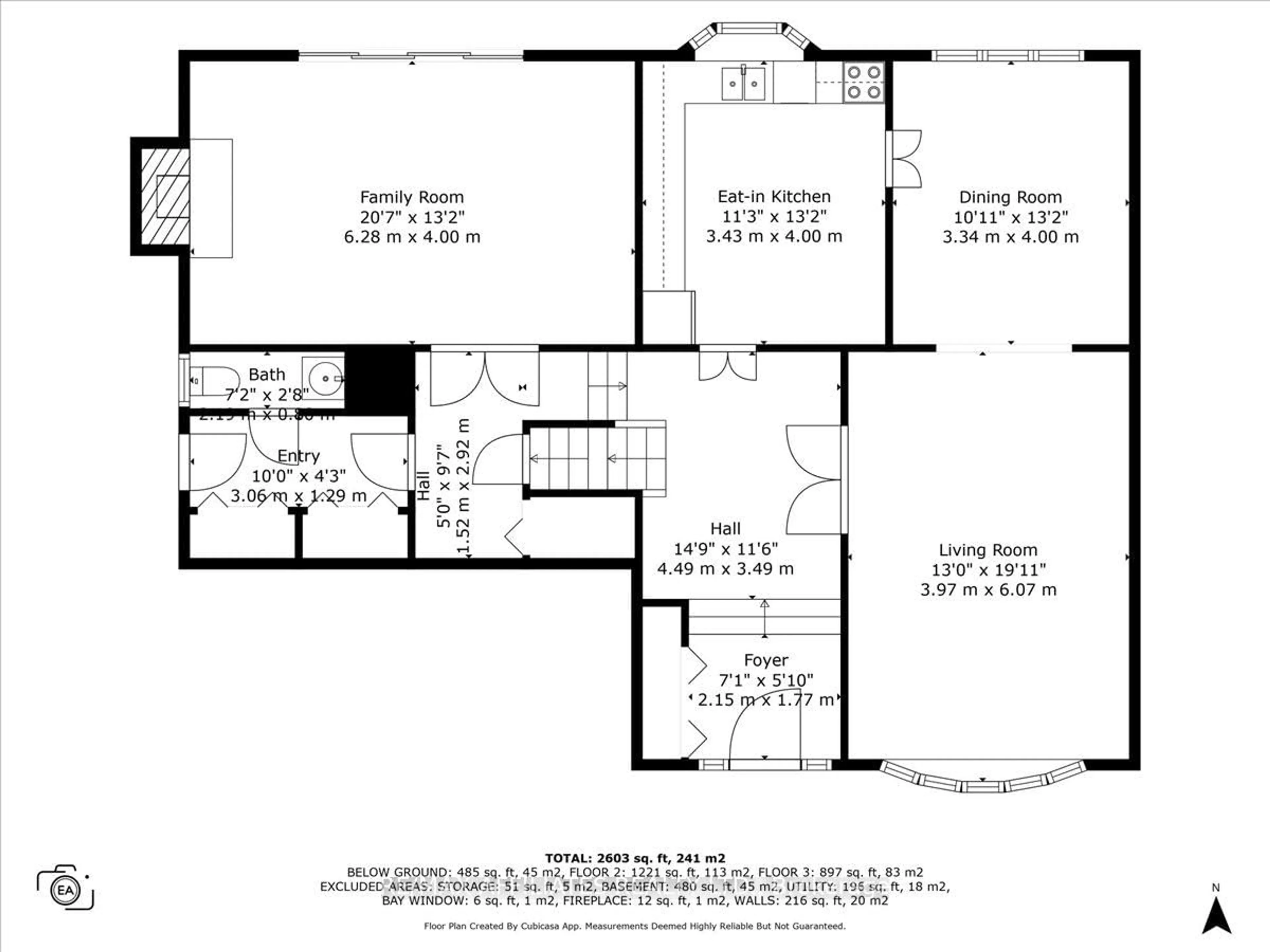 Floor plan for 49 Silver Aspen Cres, Ottawa Ontario K1B 3C3