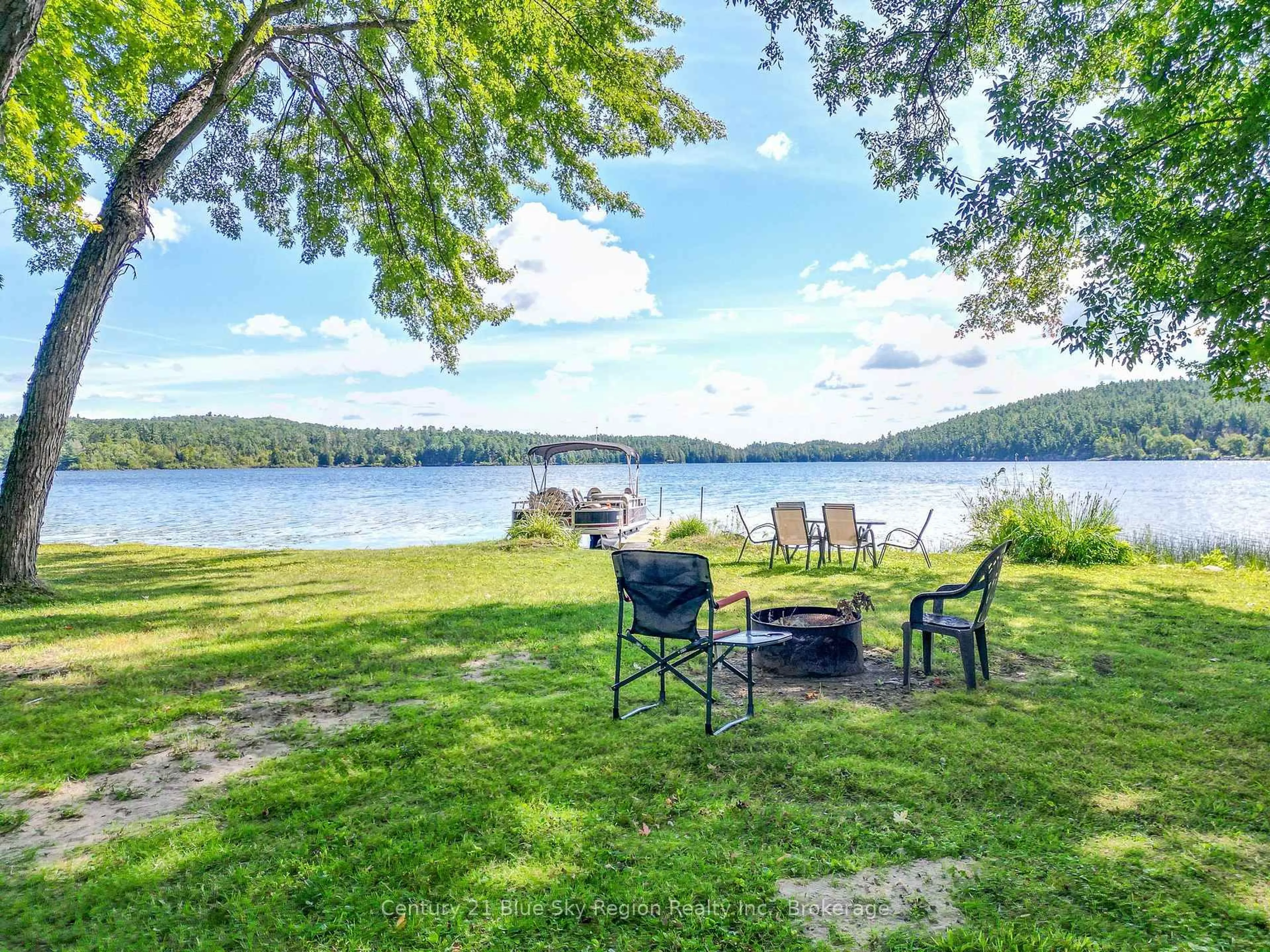 Patio, water/lake/river/ocean view for 28 Andrews Lane, Bonfield Ontario P0H 1E0