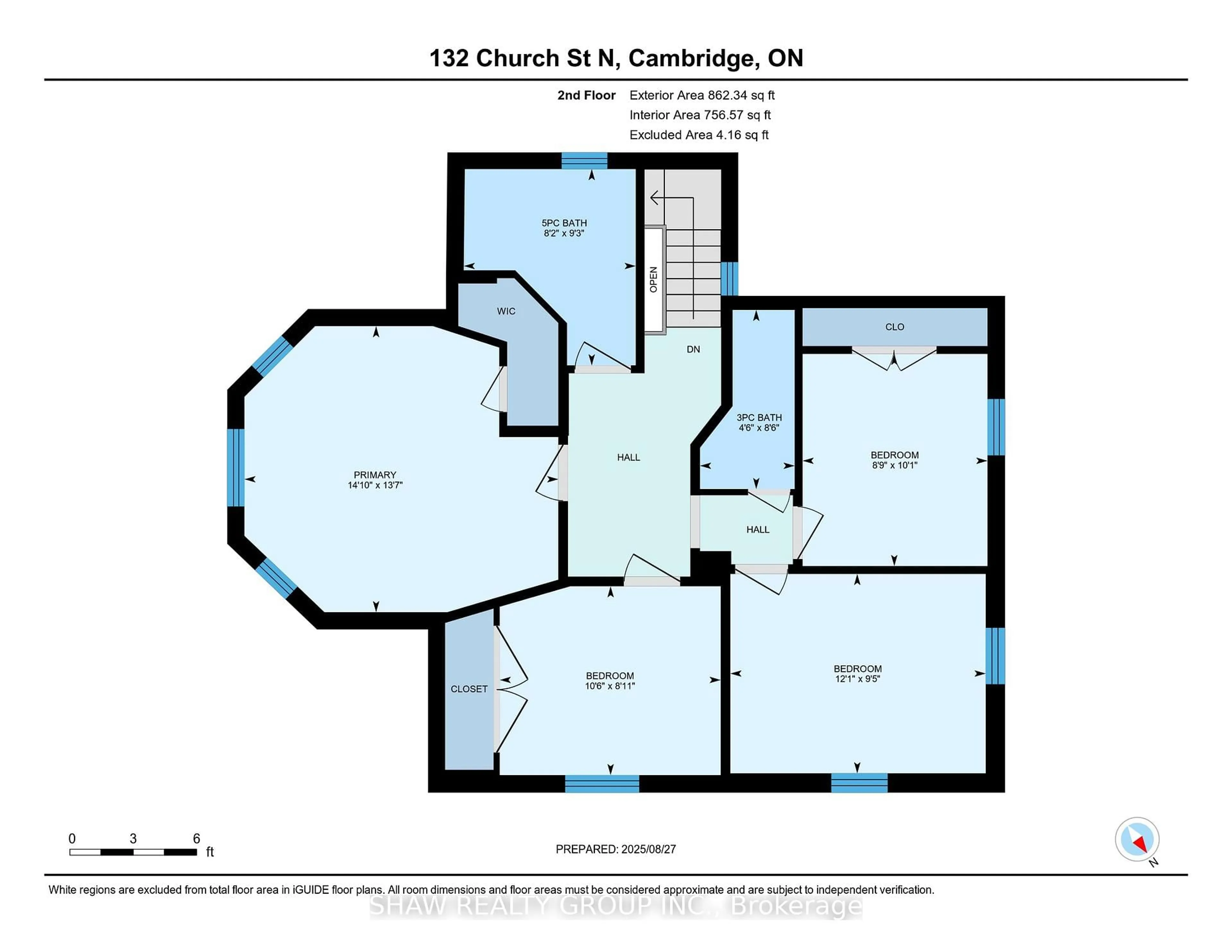 Floor plan for 132 Church St, Cambridge Ontario N3H 1V7