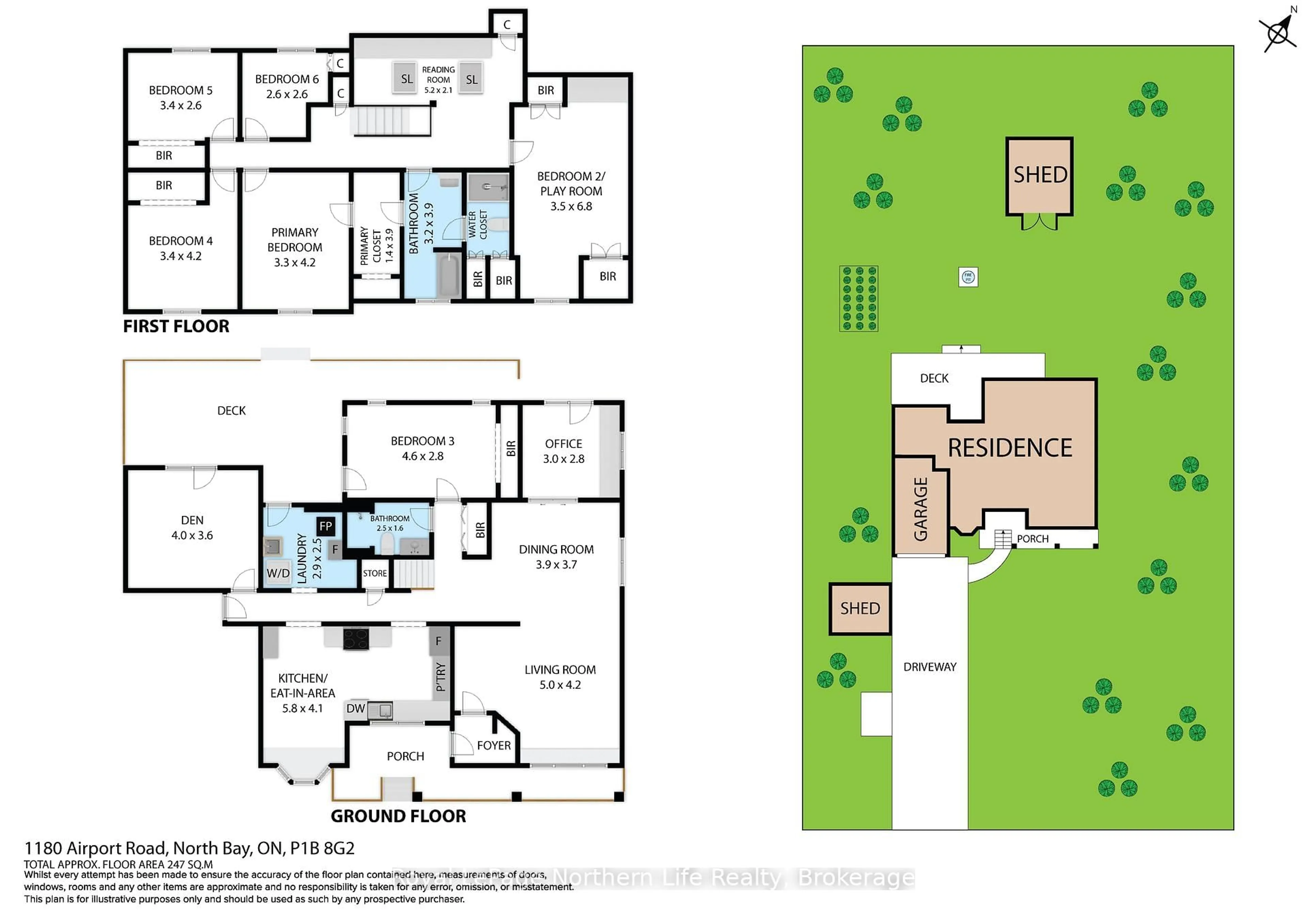 Floor plan for 1180 Airport Rd, North Bay Ontario P1B 8G2