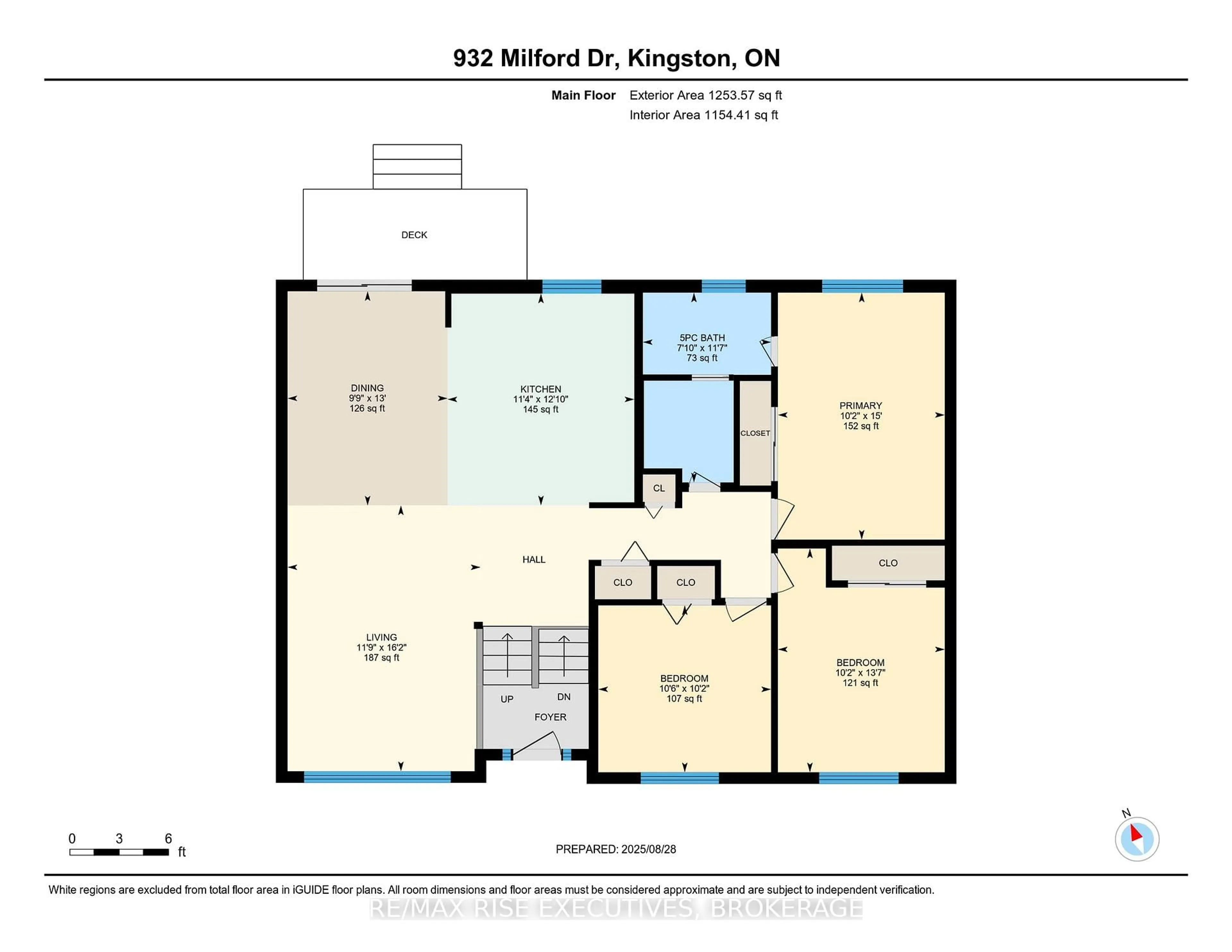 Floor plan for 932 Milford Dr, Kingston Ontario K7P 1N6