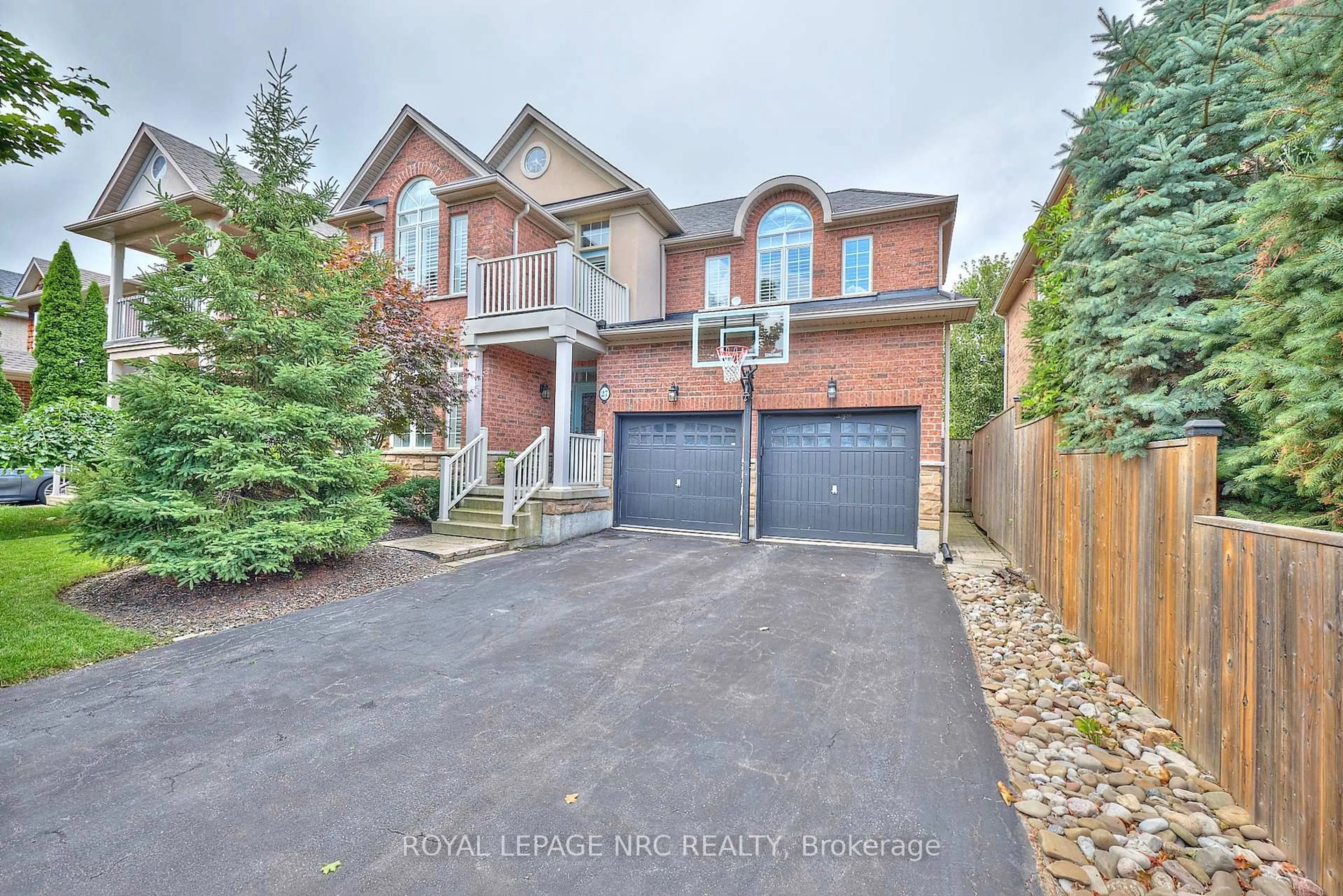 Home with brick exterior material, street for 27 Goldeye Dr, Hamilton Ontario L8E 6C2