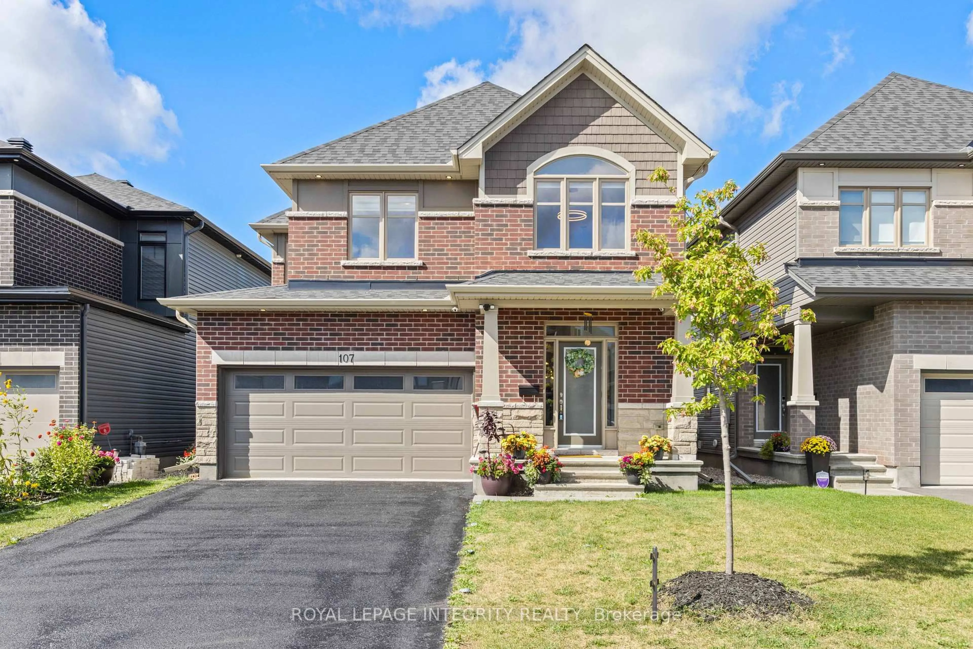 Home with brick exterior material, street for 107 Heirloom St, Ottawa Ontario K4M 0L3