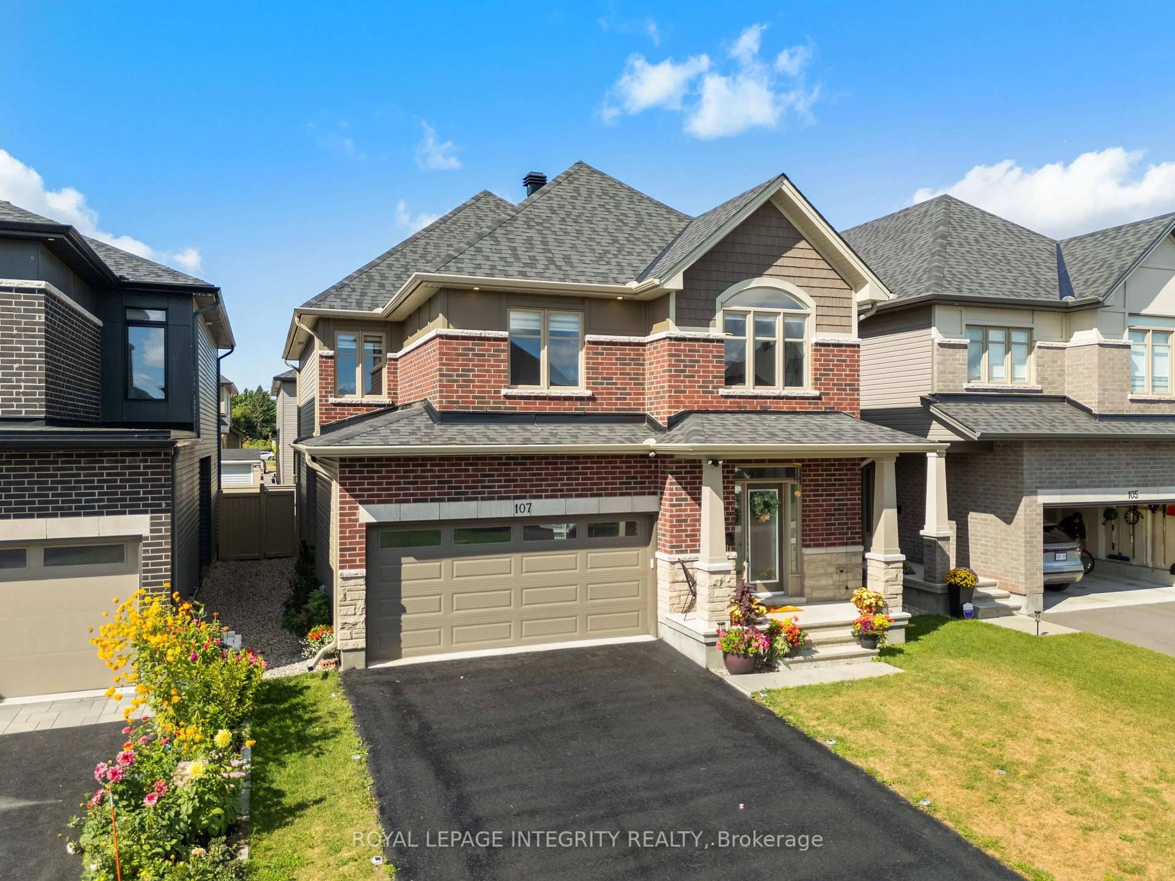 Home with brick exterior material, street for 107 Heirloom St, Ottawa Ontario K4M 0L3