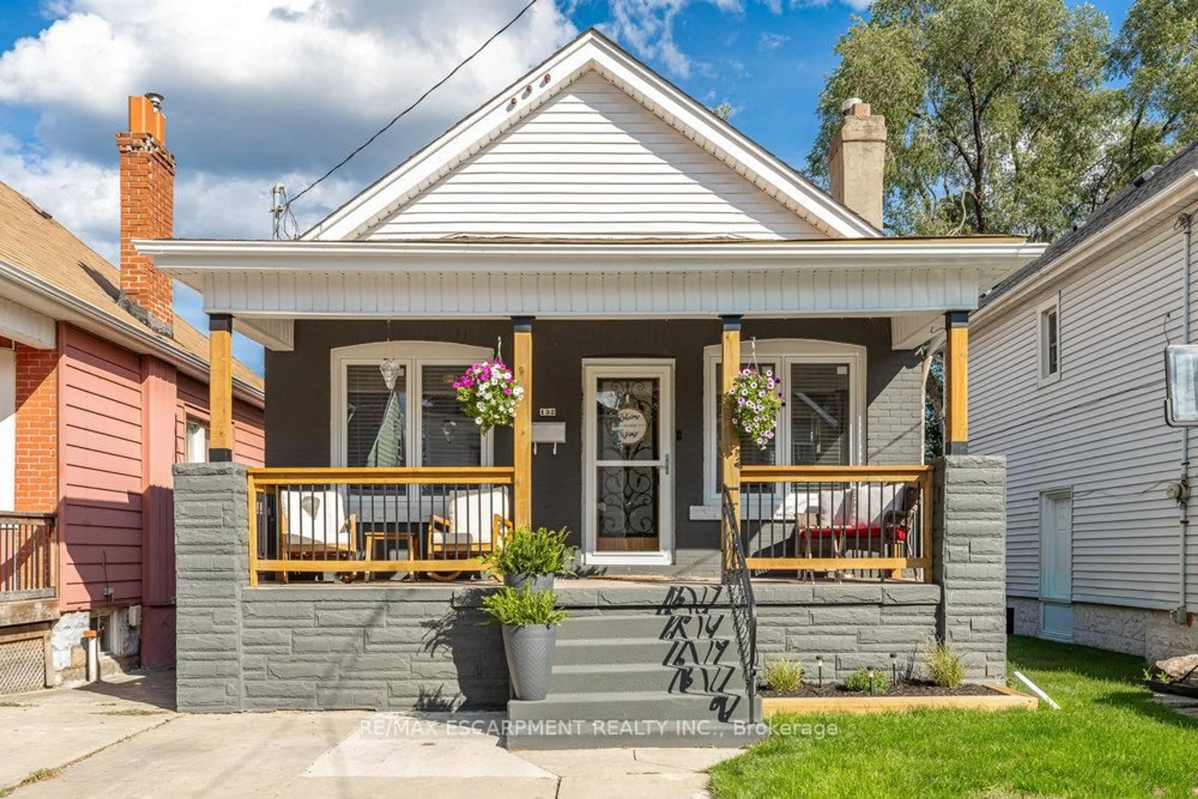 Home with brick exterior material, street for 132 London St, Hamilton Ontario L8H 4B7