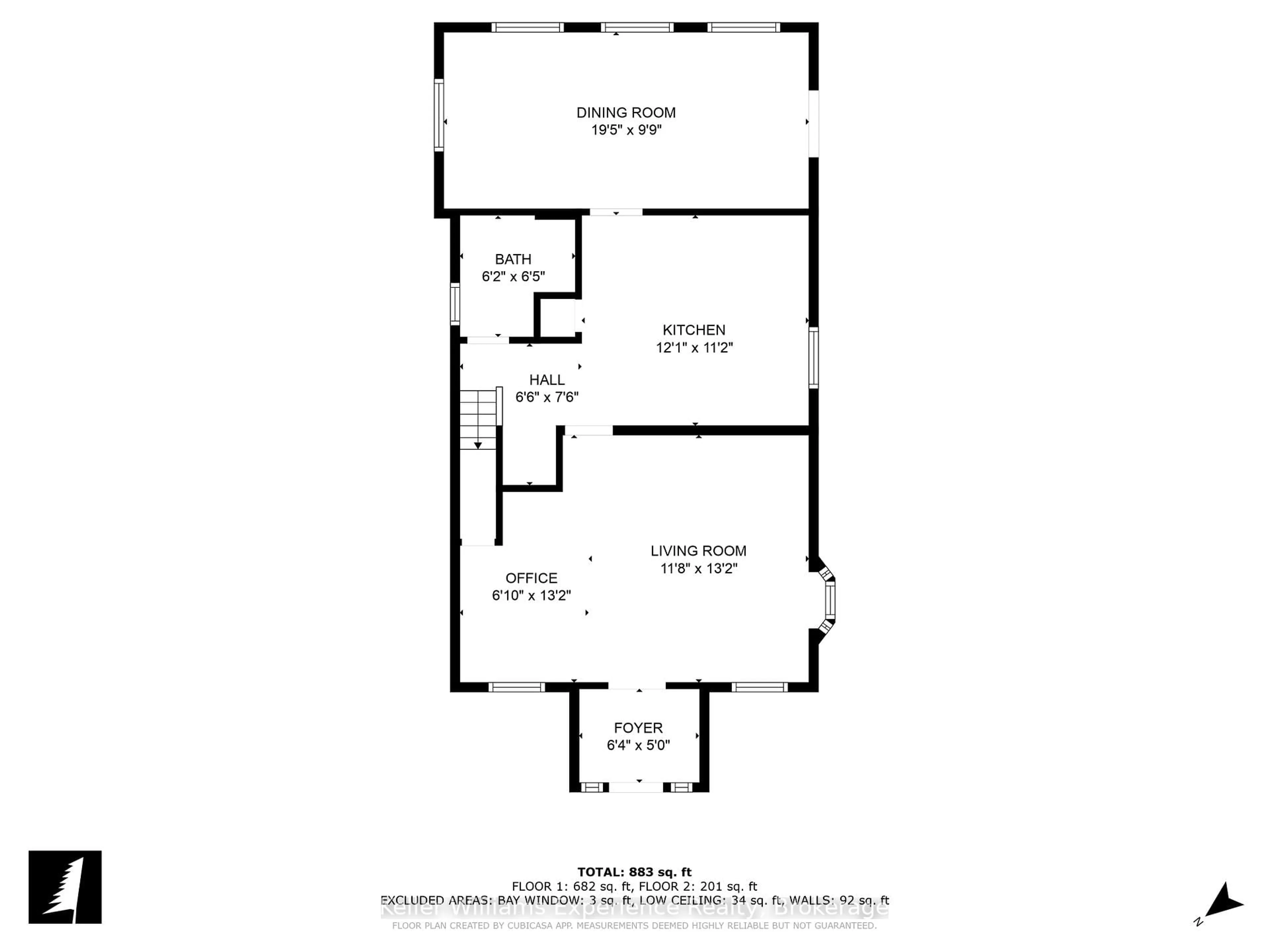 Floor plan for 14 Edward St, Bracebridge Ontario P1L 1H5