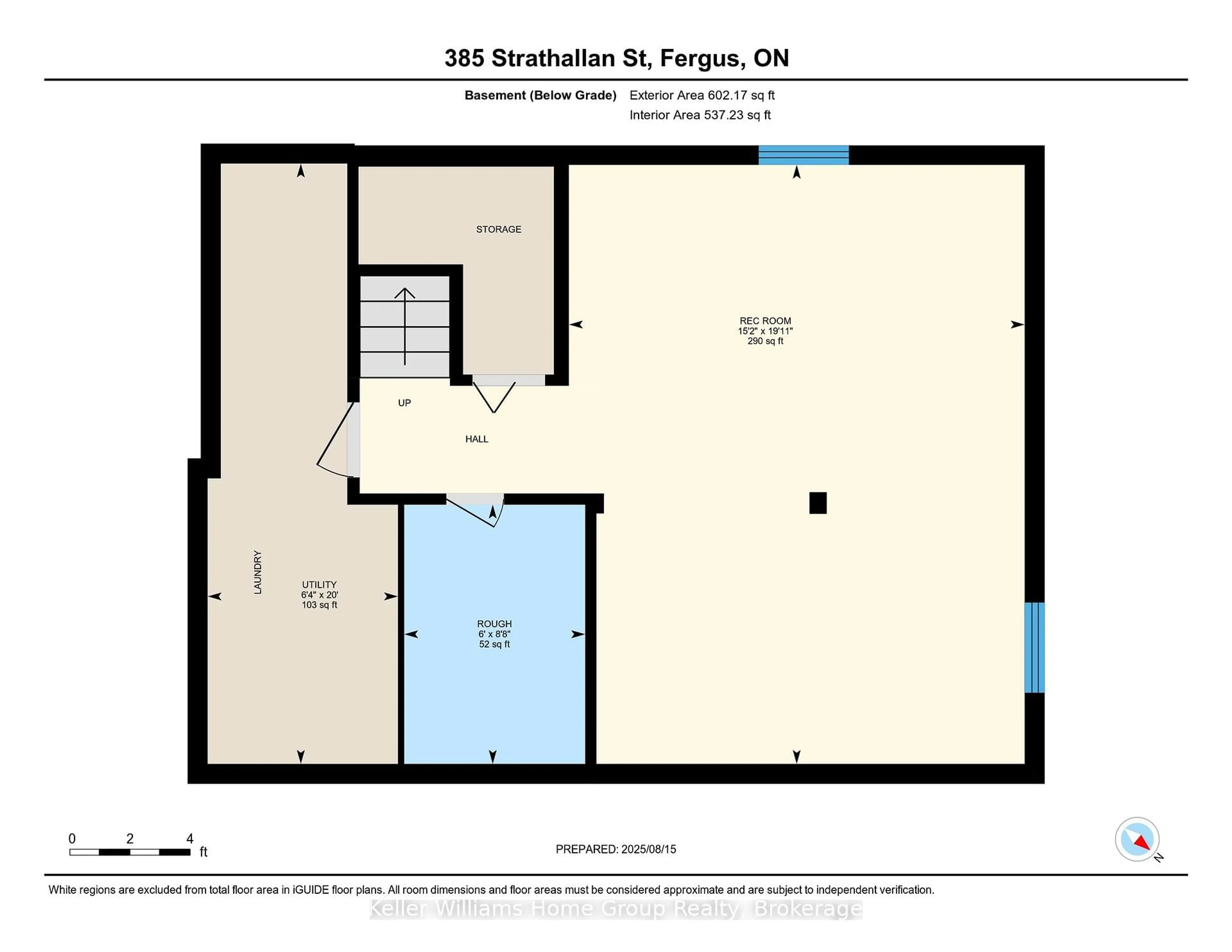 Floor plan for 385 Strathallan St, Centre Wellington Ontario N1M 3L3