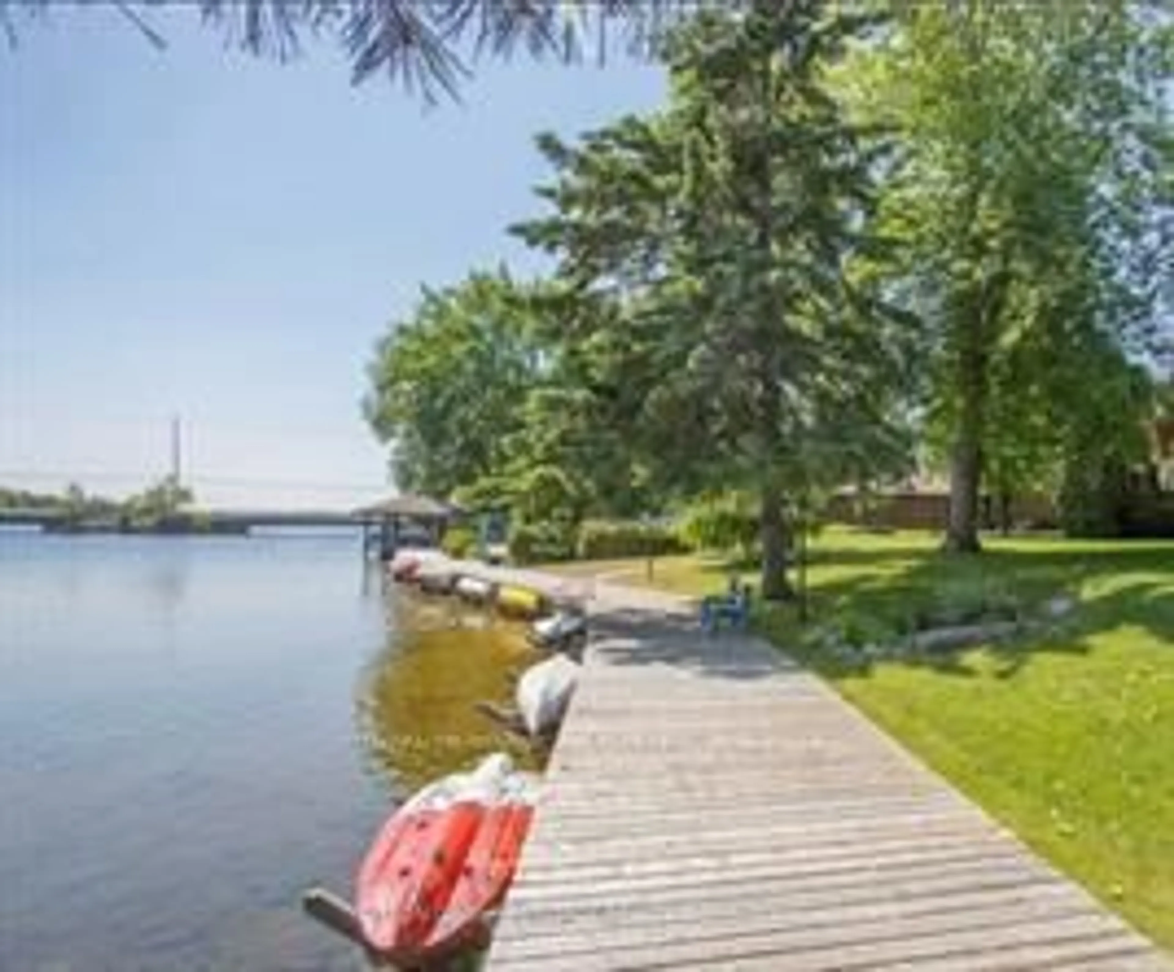 Patio, water/lake/river/ocean view for 200 East St #405, Kawartha Lakes Ontario K0M 1A0
