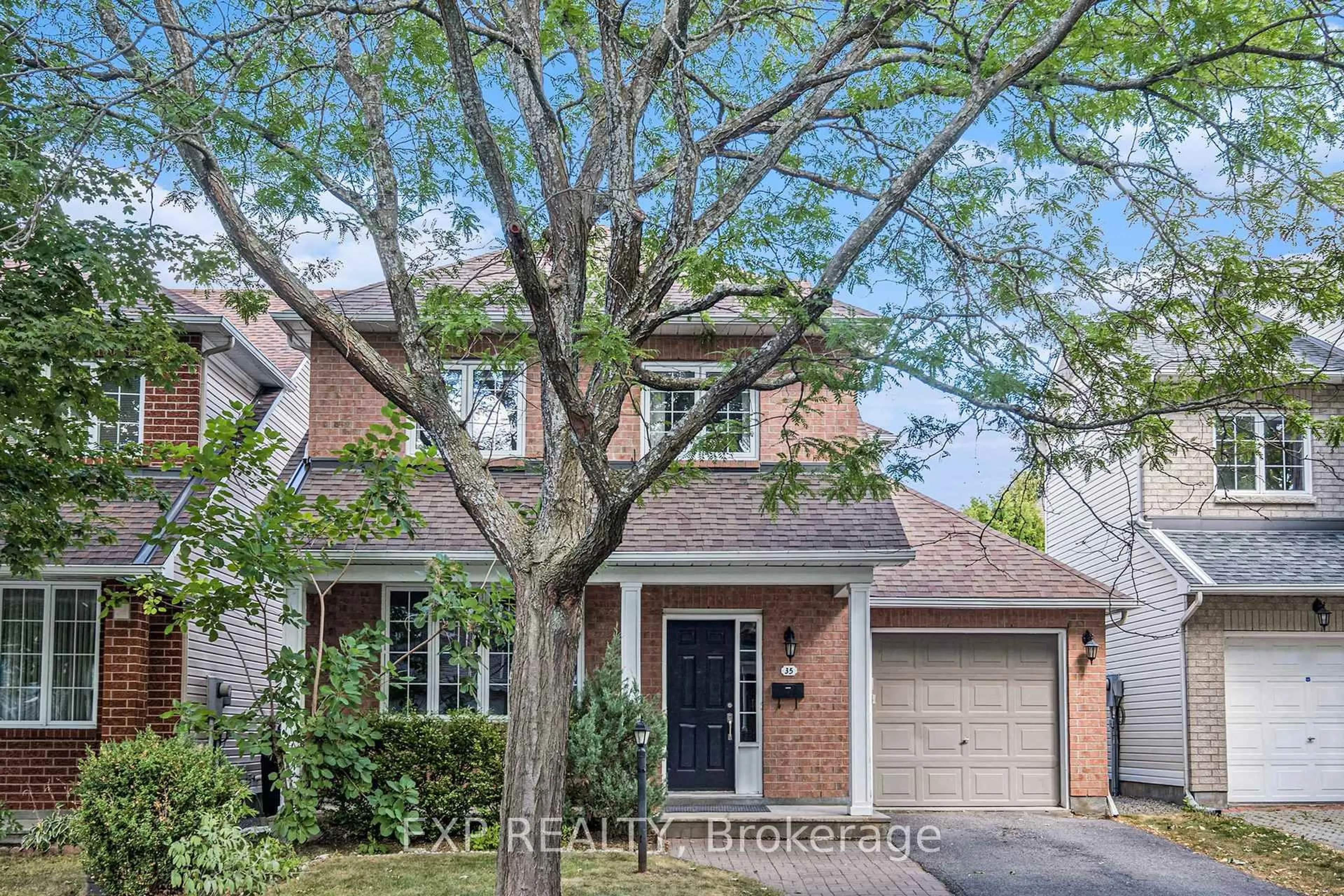 Home with brick exterior material, street for 35 Mattamy Pl, Ottawa Ontario K2G 6K1