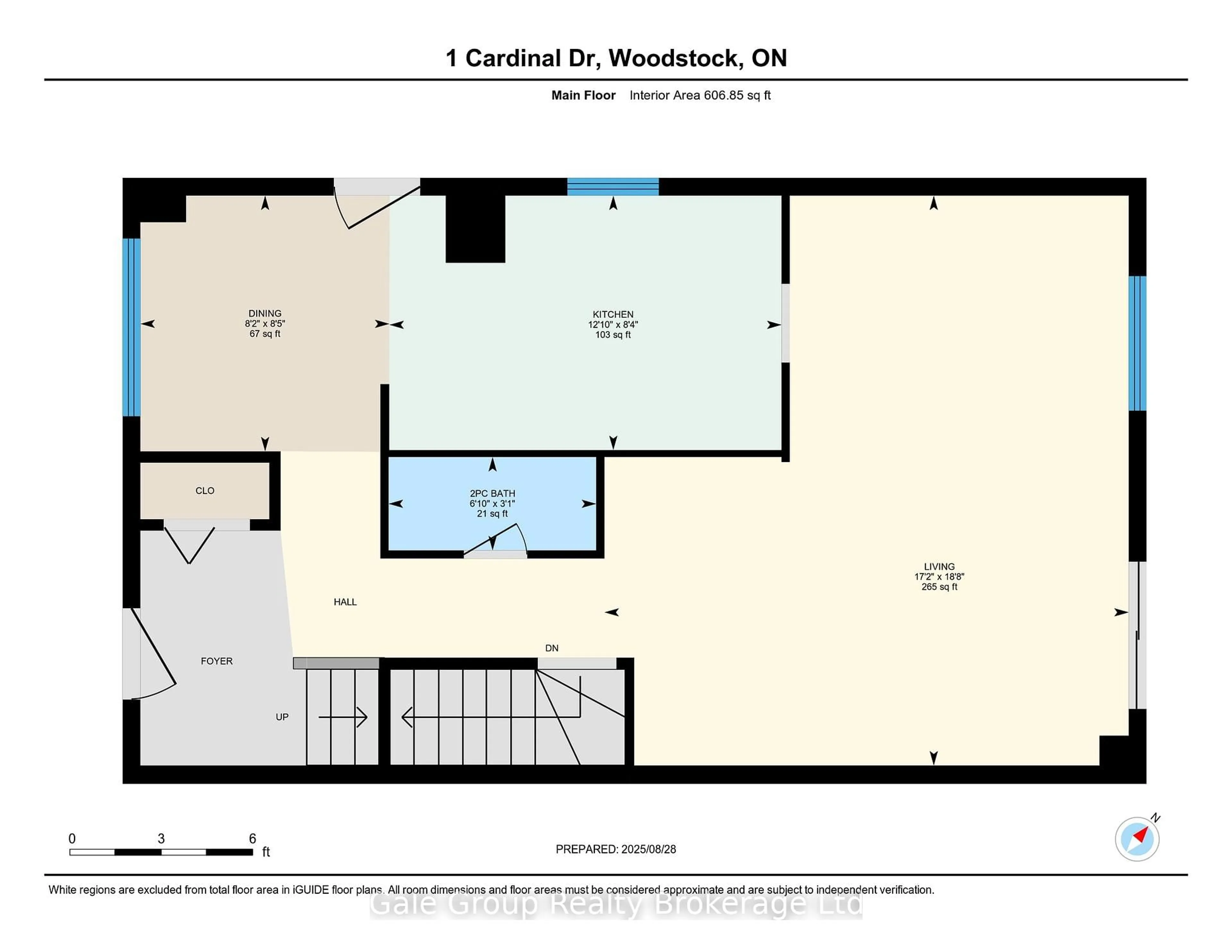 Floor plan for 1 Cardinal Dr, Woodstock Ontario N4T 1J3