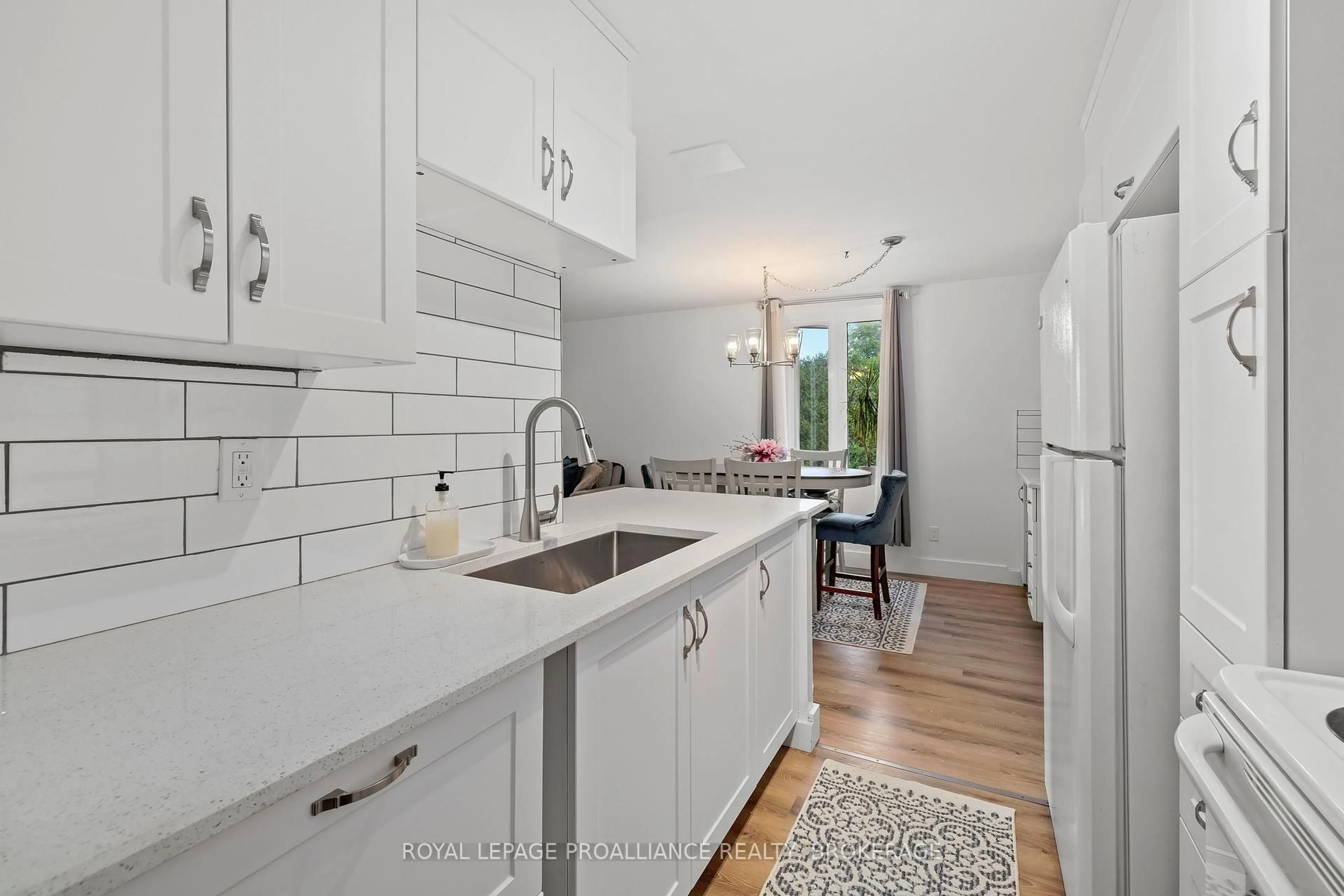 Open concept kitchen, ceramic/tile floor for 358 Queen Mary Rd #114, Kingston Ontario K7M 7E8