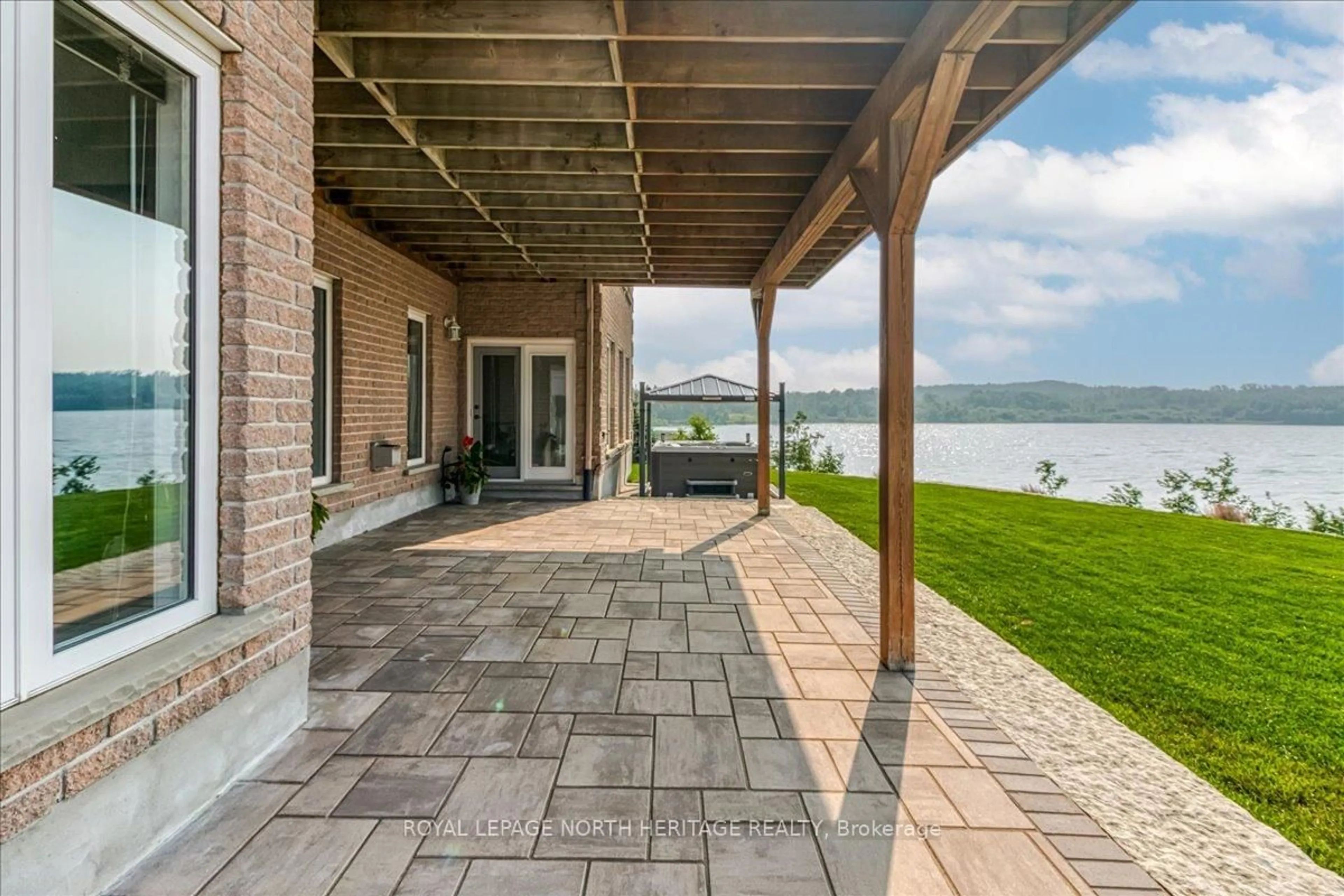 Patio, water/lake/river/ocean view for 2507 Navanod Rd, Greater Sudbury Ontario P3B 1A4