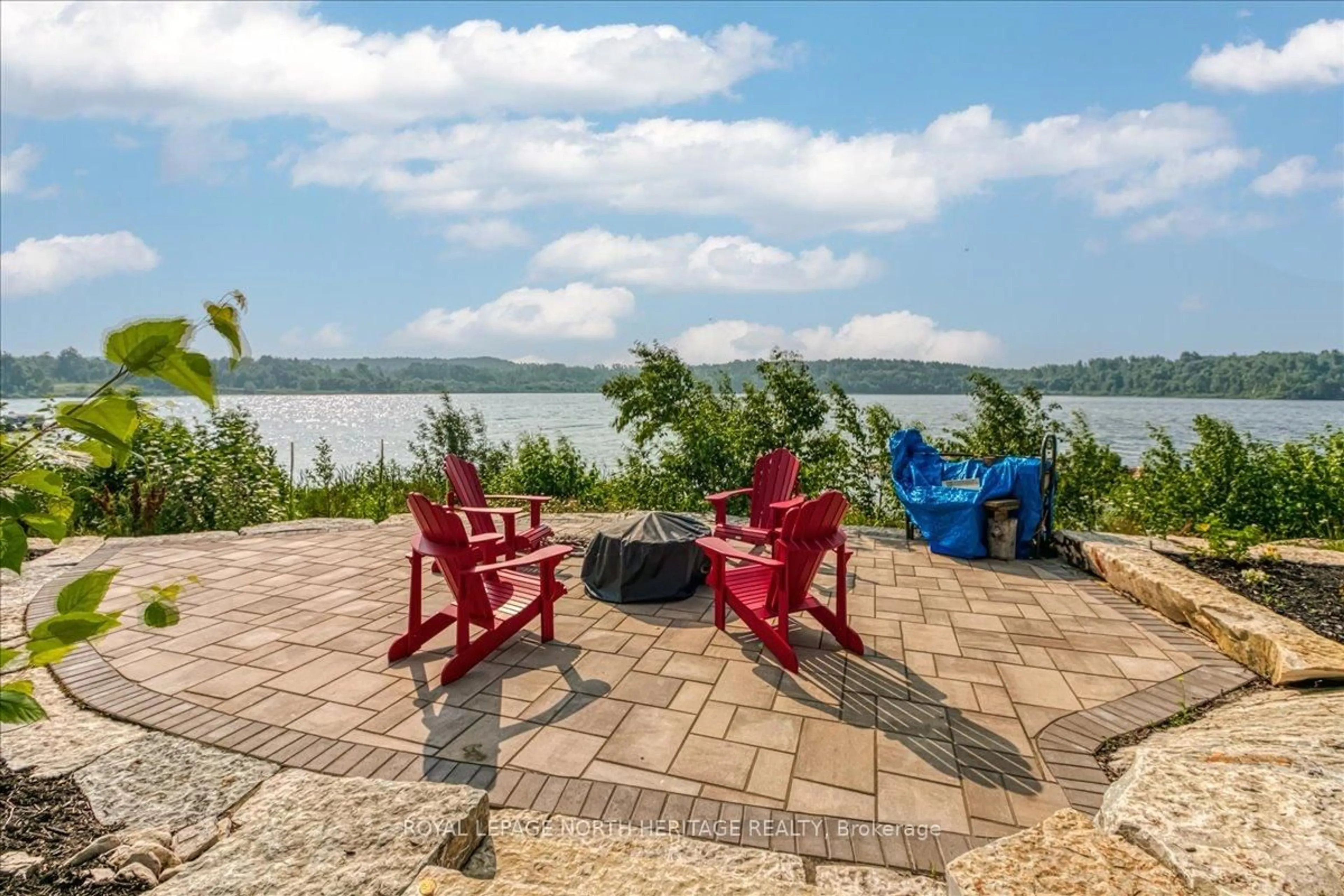Patio, water/lake/river/ocean view for 2507 Navanod Rd, Greater Sudbury Ontario P3B 1A4