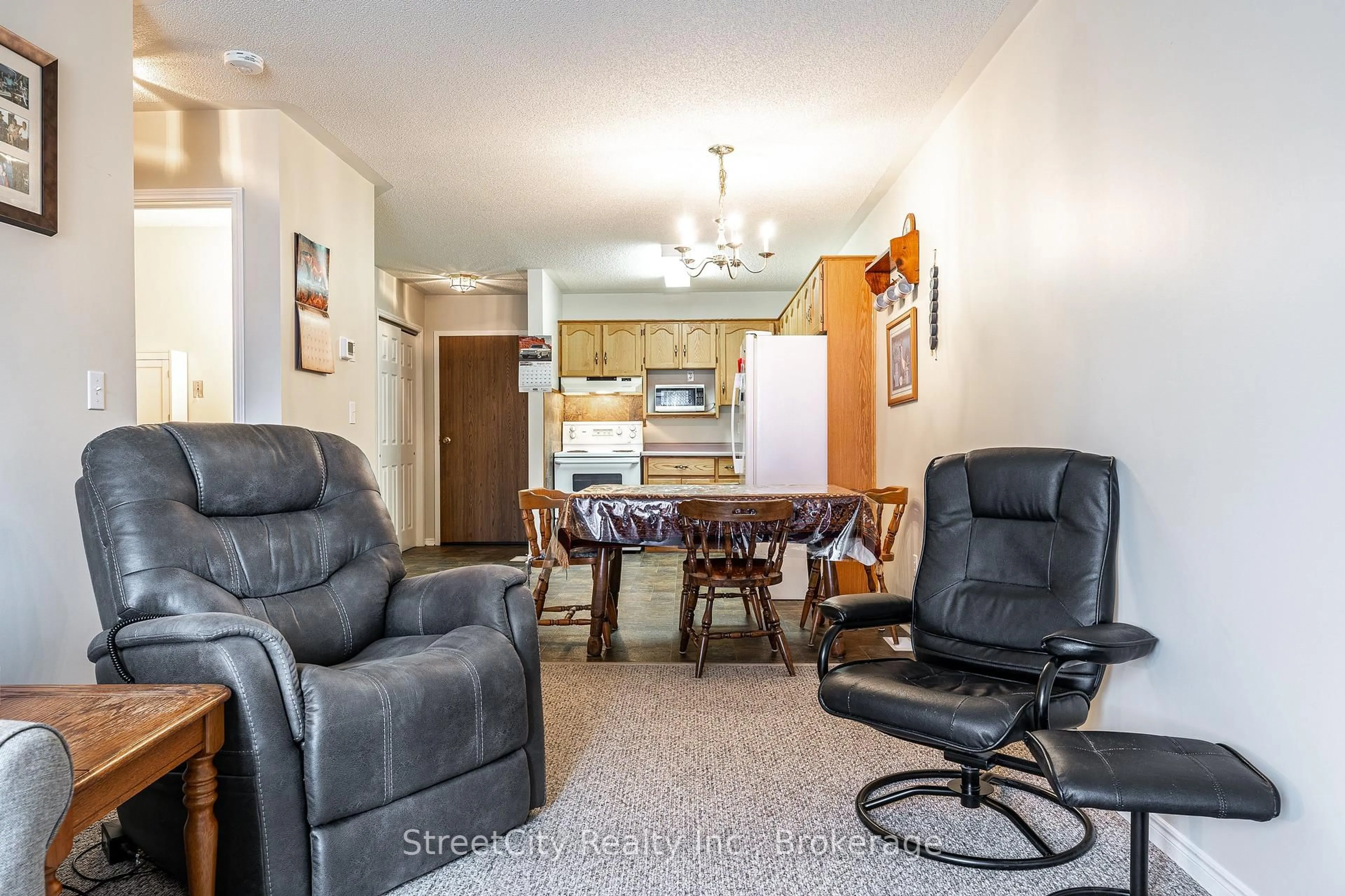 Living room with furniture, unknown for 300 John St #23, Stratford Ontario N5A 7V5