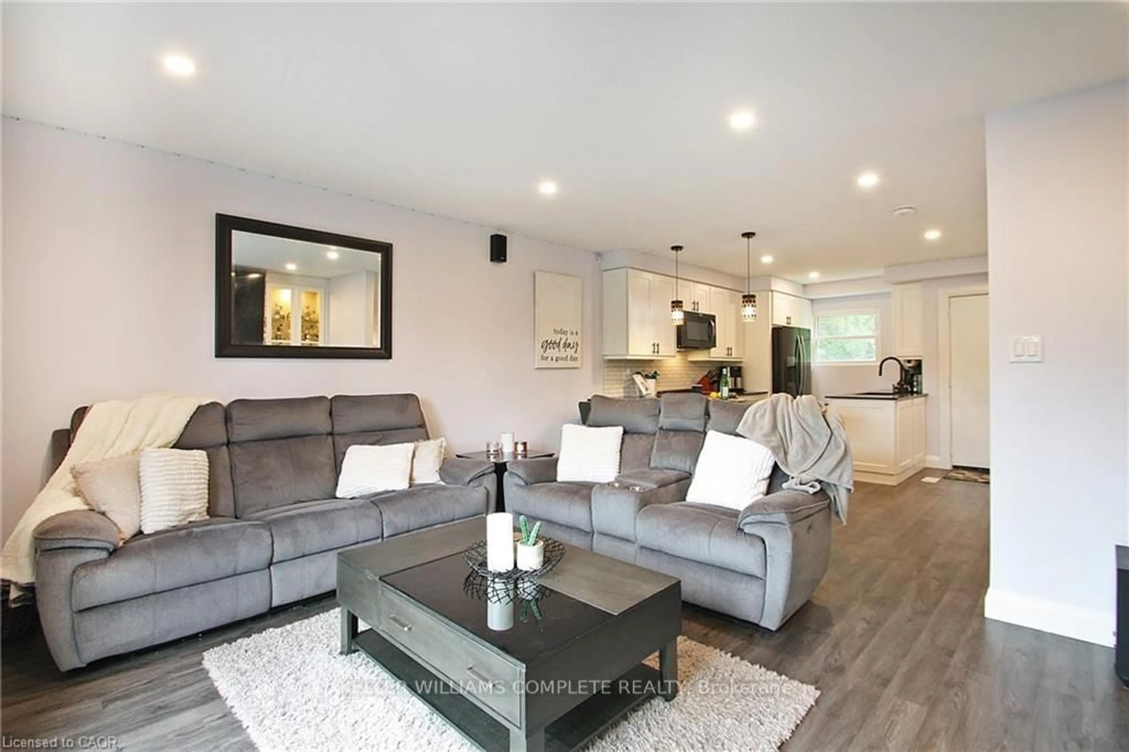 Living room with furniture, unknown for 410 Pioneer Dr #6, Kitchener Ontario N2P 1H6
