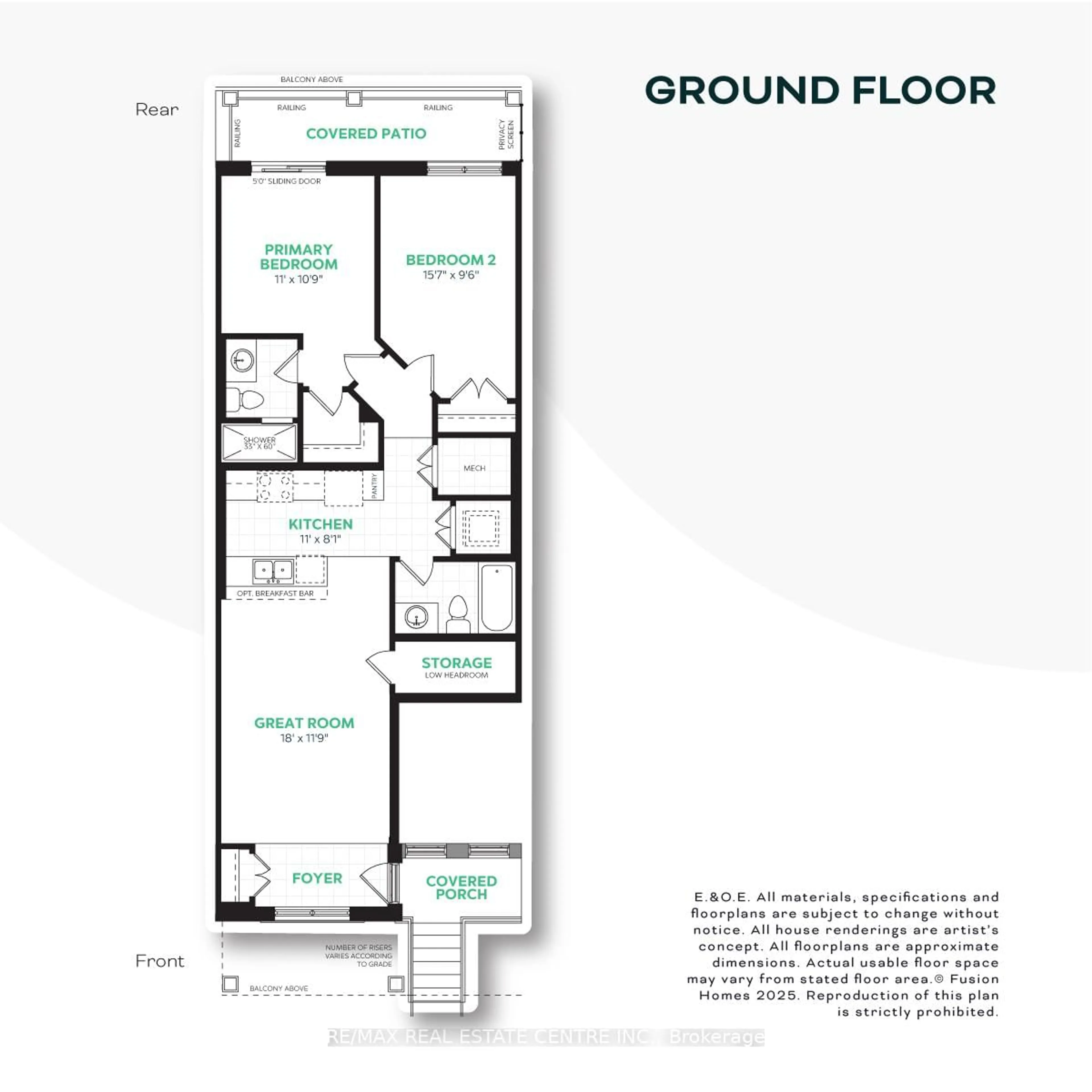 Floor plan for 235 Blair Creek Dr #12, Kitchener Ontario N2P 0G1