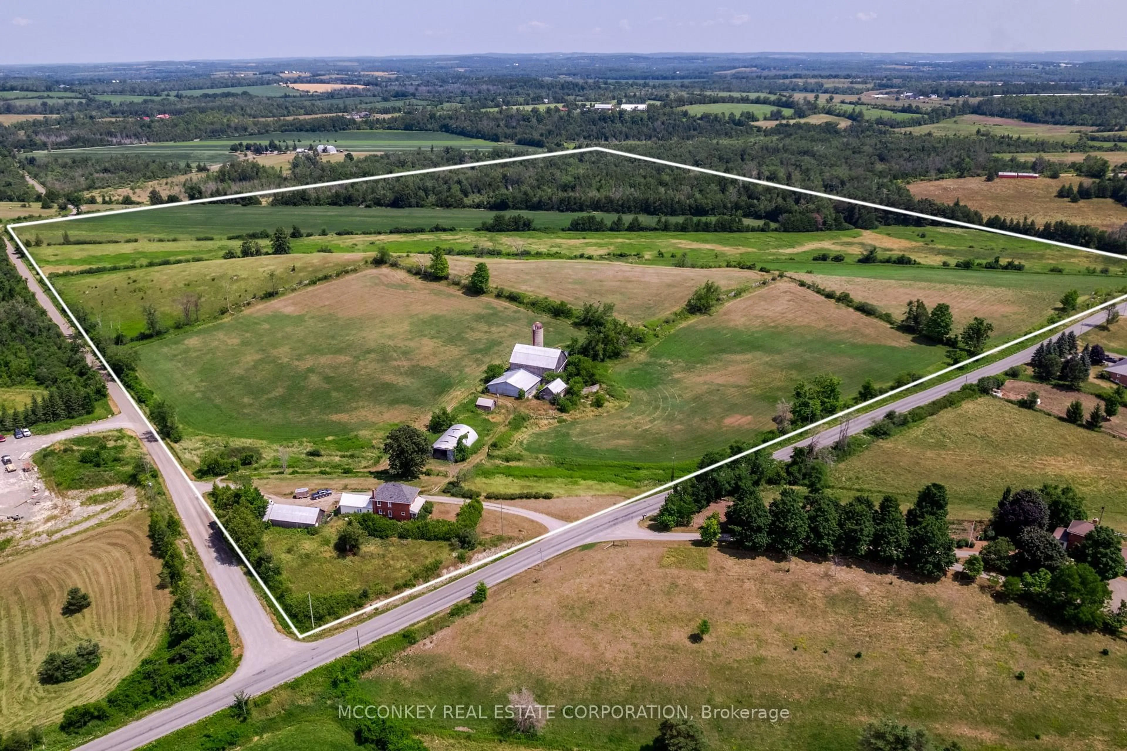 A pic from outside/outdoor area/front of a property/back of a property/a pic from drone, unknown for 2137 DRUMMOND Line, Otonabee-South Monaghan Ontario K9J 6X8
