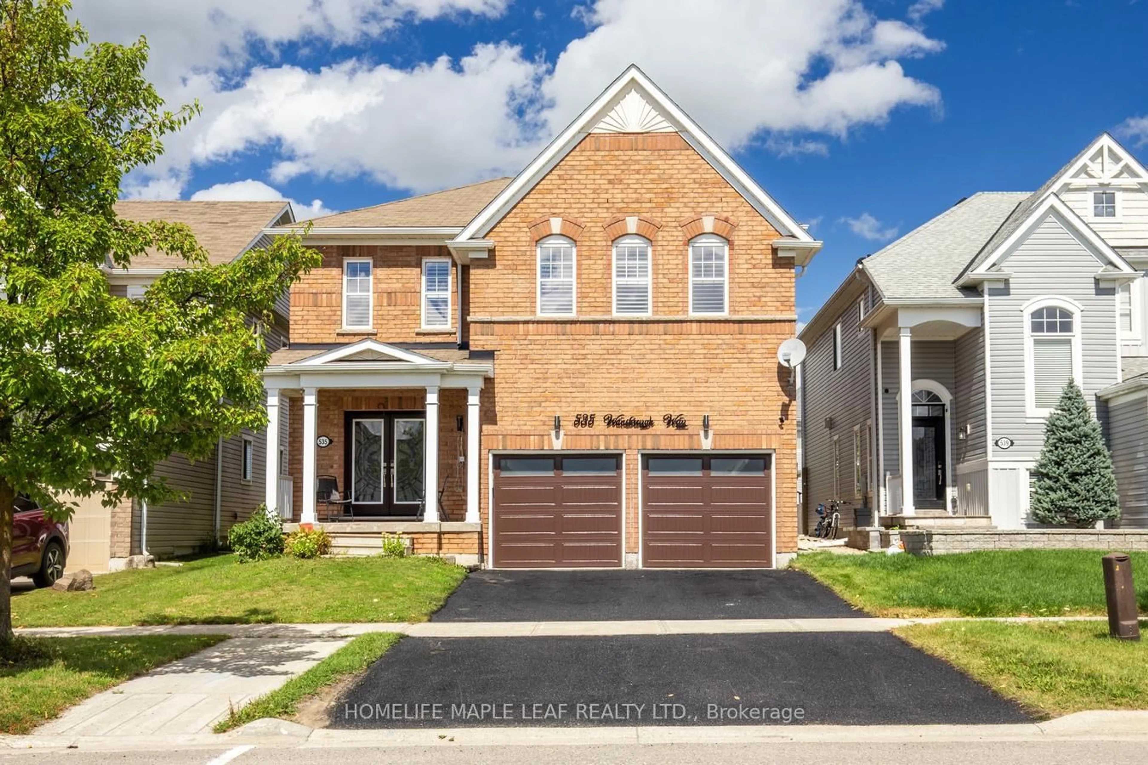 Home with brick exterior material, street for 535 Wansbrough Way, Shelburne Ontario L9V 2S6