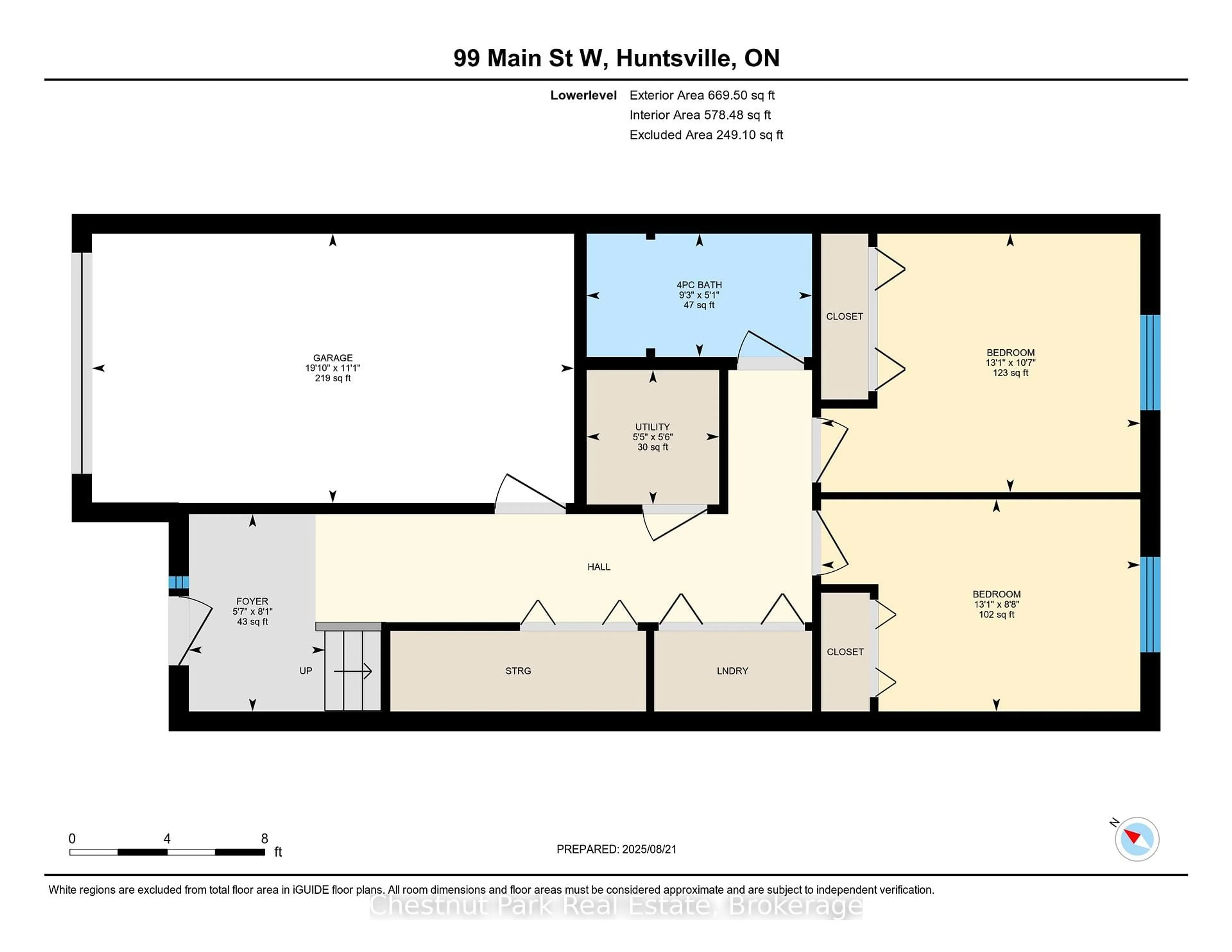 Floor plan for 99 Main St #5, Huntsville Ontario P1H 1X1