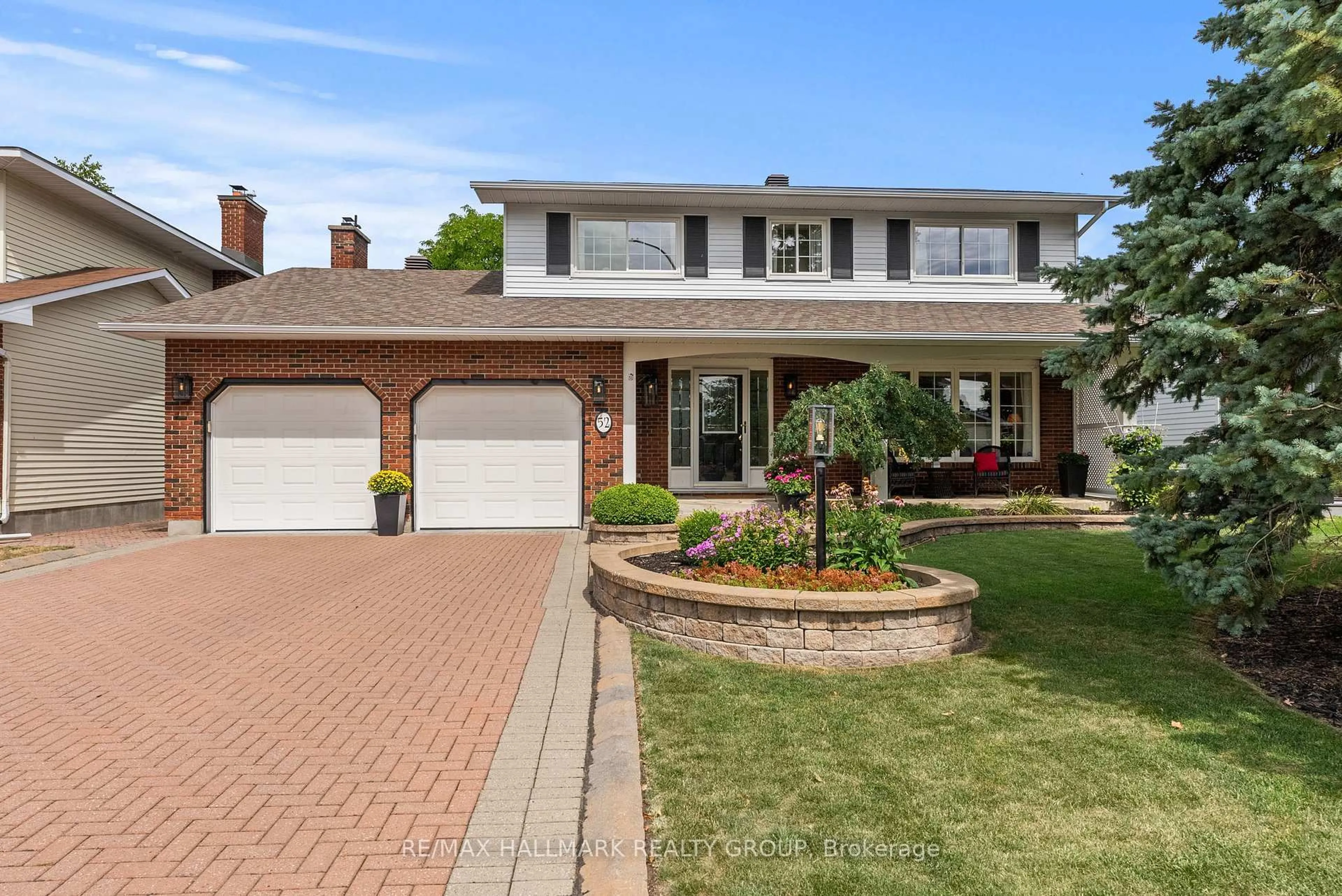 Home with brick exterior material, street for 52 Knollsbrook Dr, Ottawa Ontario K2J 1K8