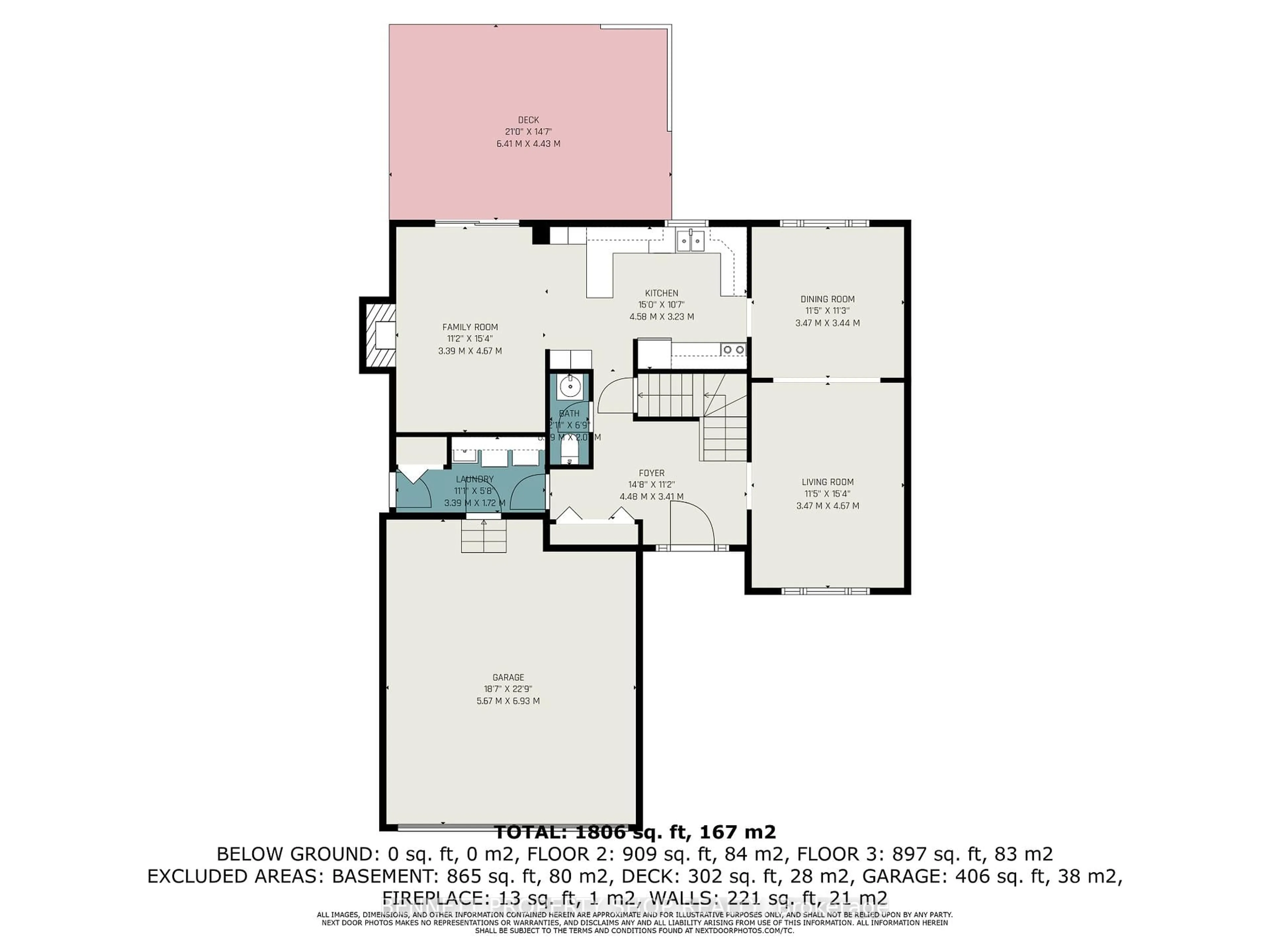 Floor plan for 35 Windfield Cres, Ottawa Ontario K2M 2B7