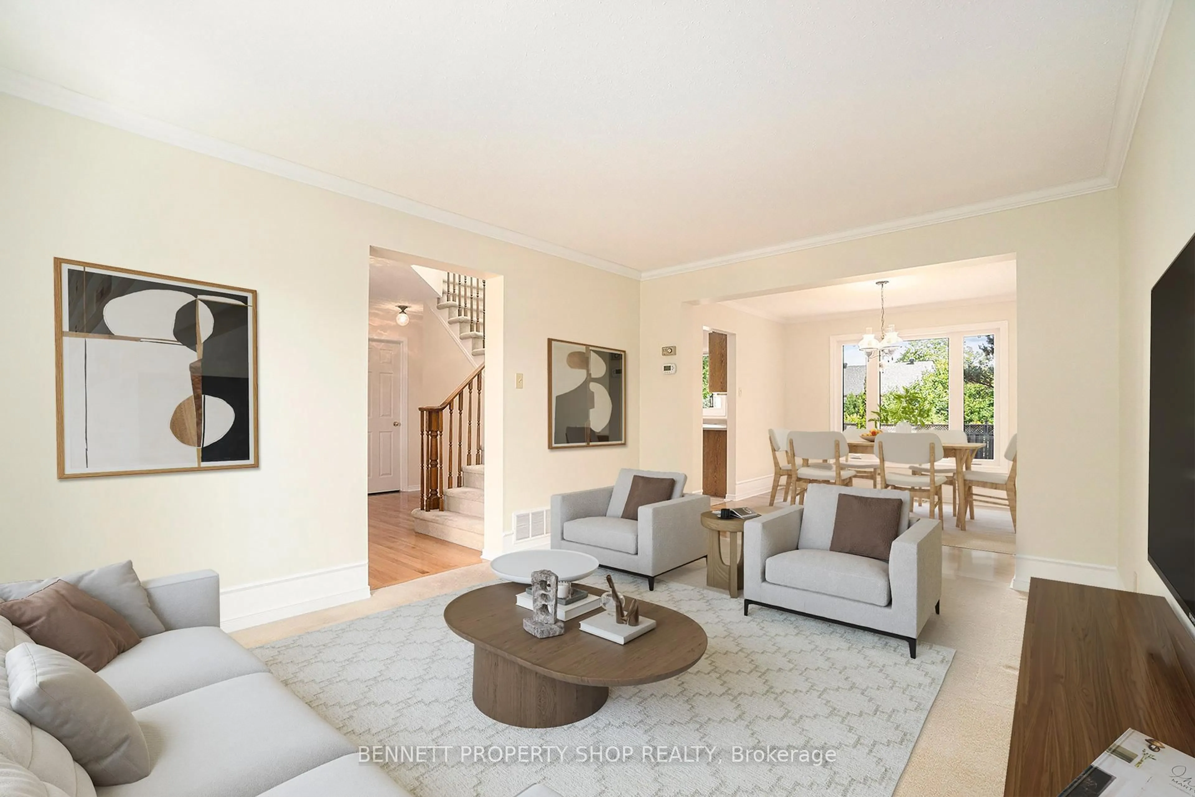 Living room with furniture, unknown for 35 Windfield Cres, Ottawa Ontario K2M 2B7