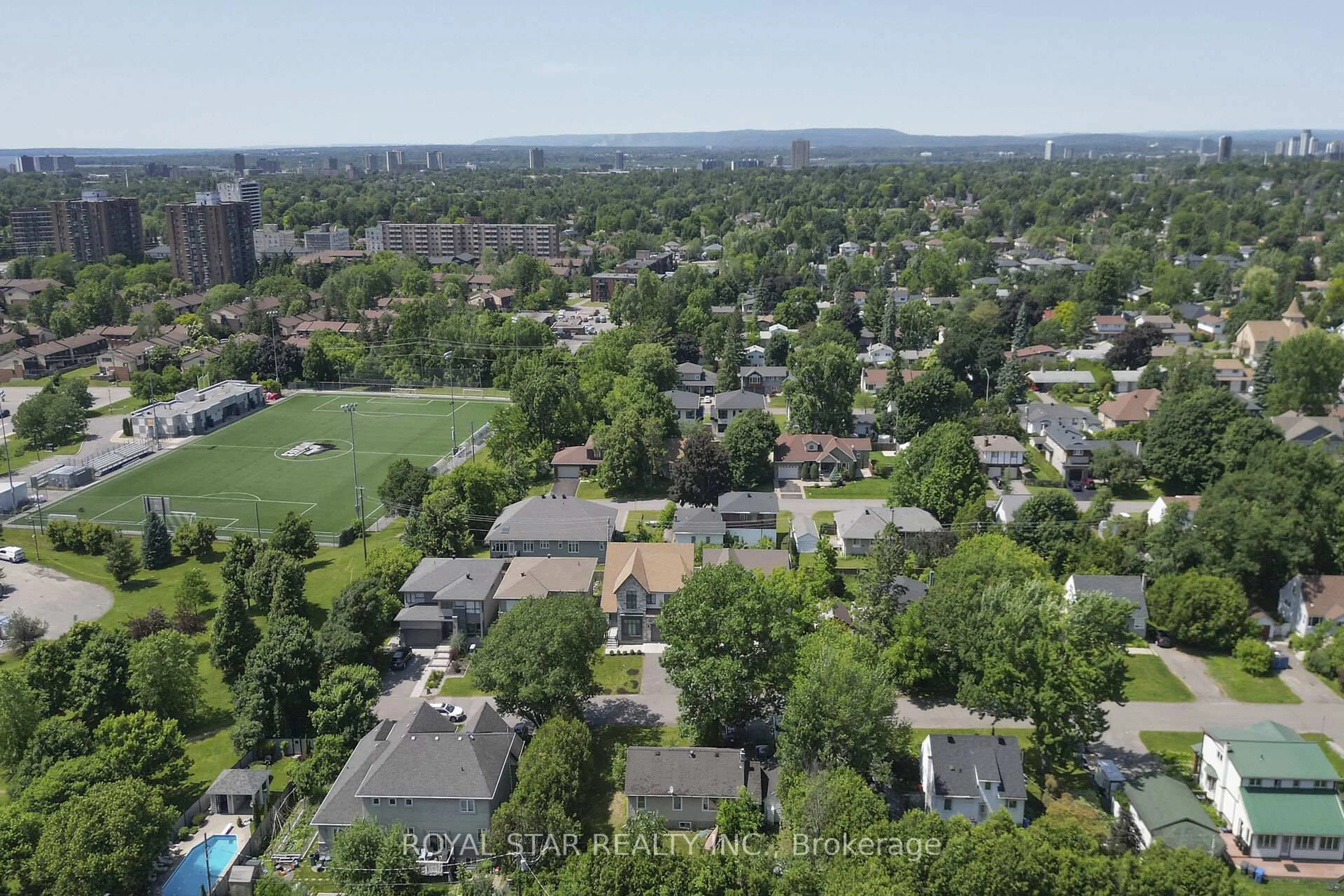 A pic from outside/outdoor area/front of a property/back of a property/a pic from drone, unknown for 114 Tower Rd, Ottawa Ontario K2G 2G2