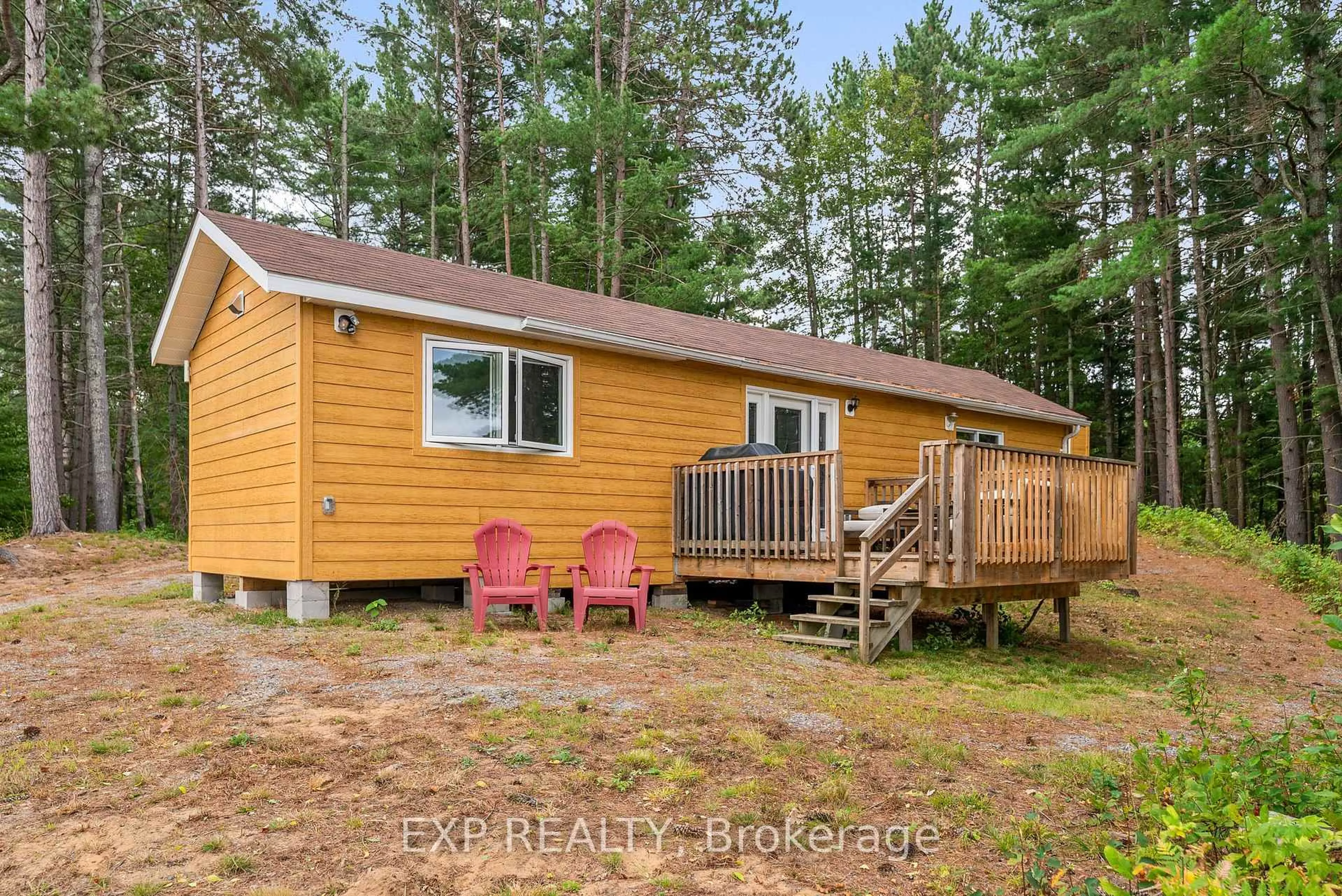 A pic from outside/outdoor area/front of a property/back of a property/a pic from drone, unknown for 148 Sandy Shores Tr, Barry's Bay Ontario K0J 1B0