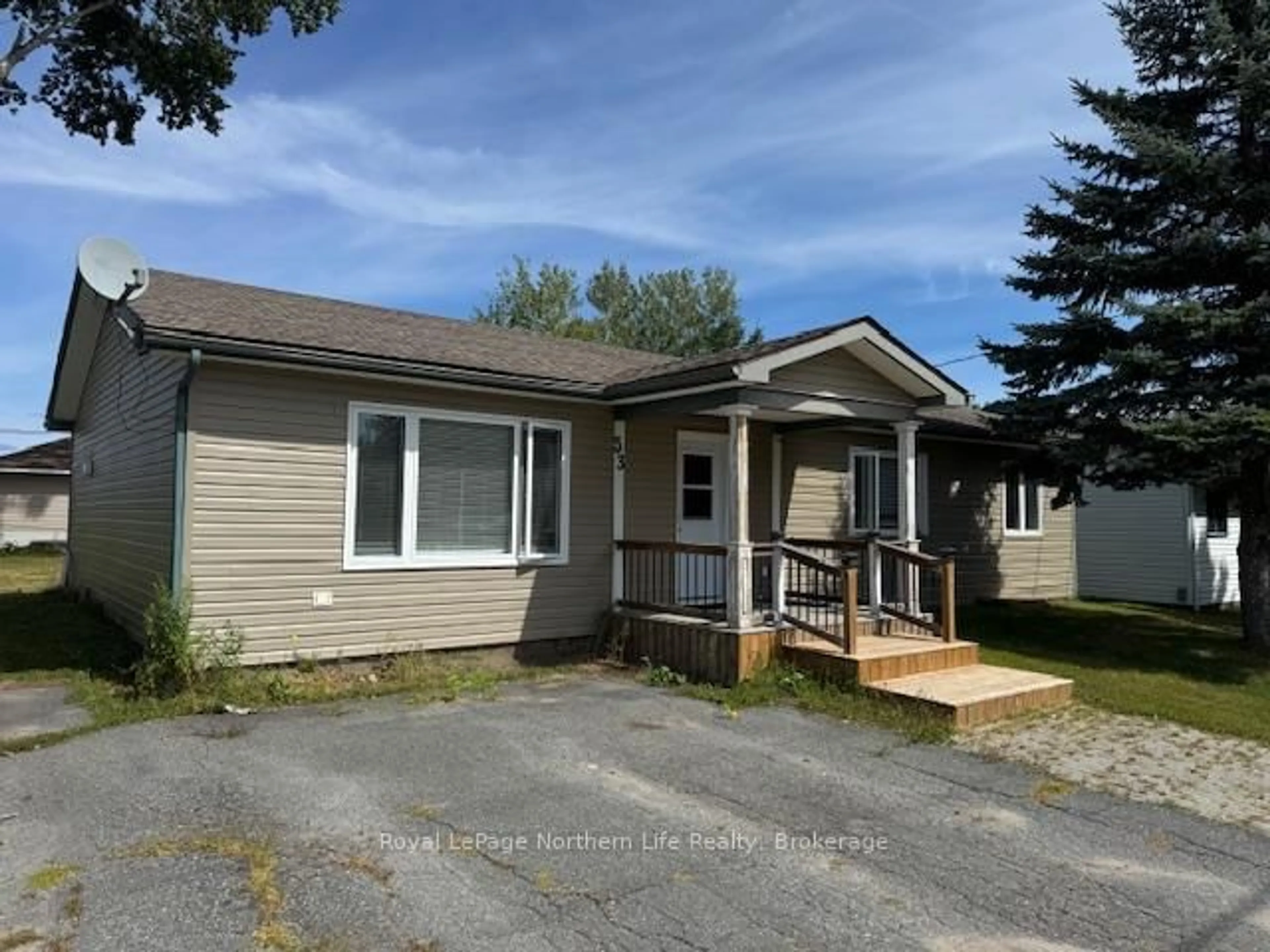 Home with vinyl exterior material, street for 53 Waterfront Dr, West Nipissing Ontario P0H 1G0