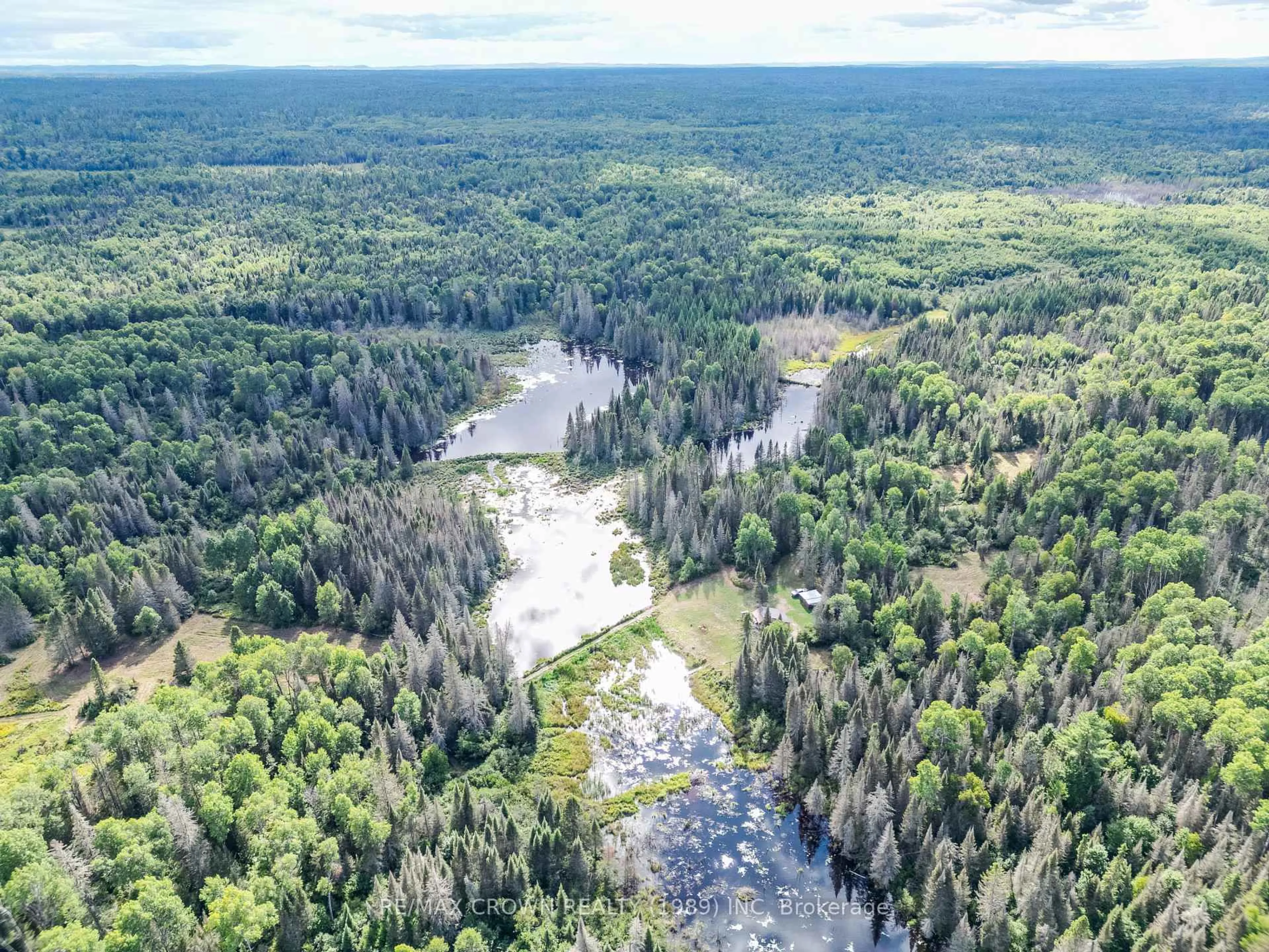 A pic from outside/outdoor area/front of a property/back of a property/a pic from drone, forest/trees view for 346 Cameron Rd, Mattawa Ontario P0H 1V0
