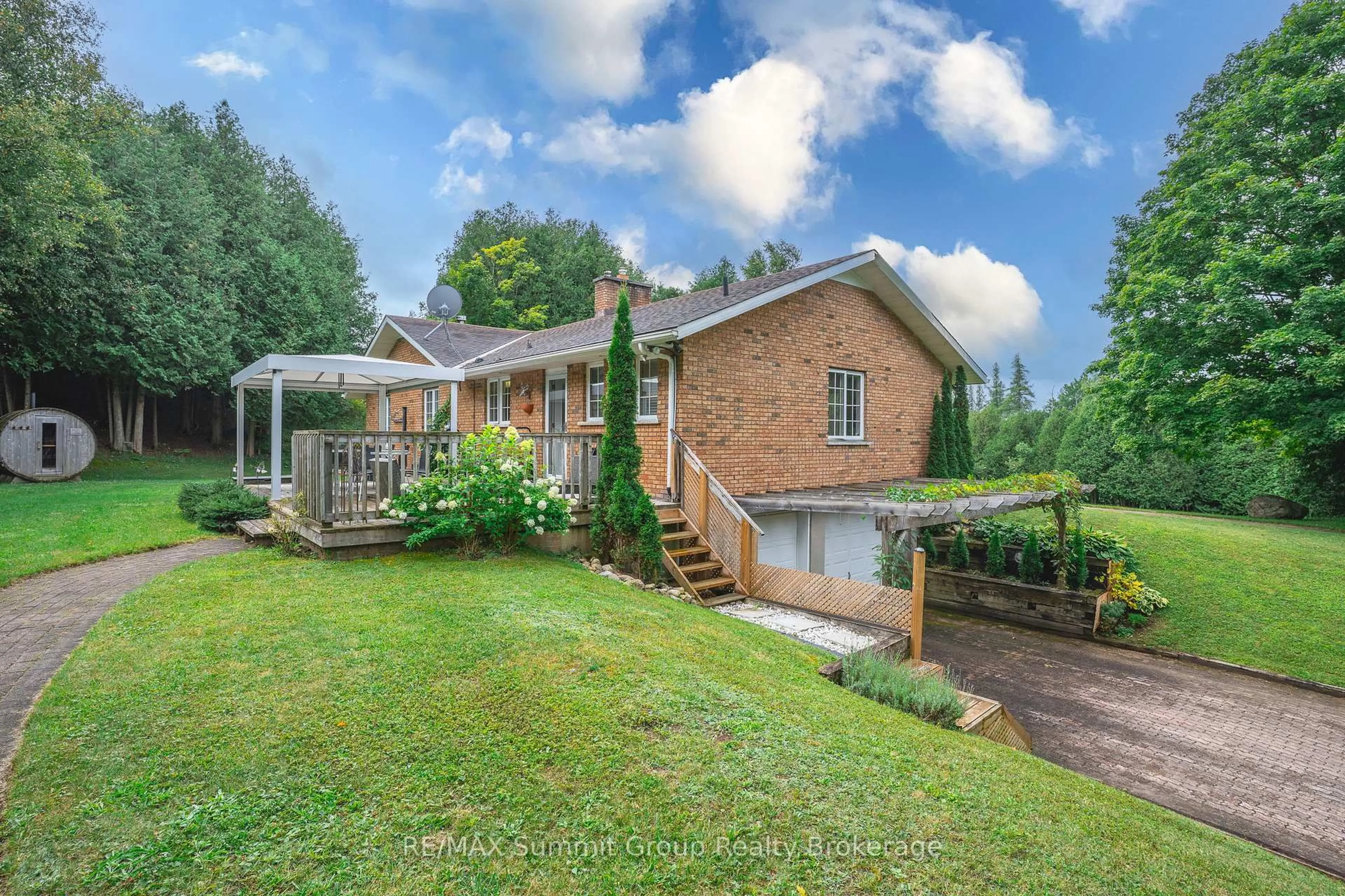 A pic from outside/outdoor area/front of a property/back of a property/a pic from drone, unknown for 189 Stone Hill Rd, West Grey Ontario N0G 1R0