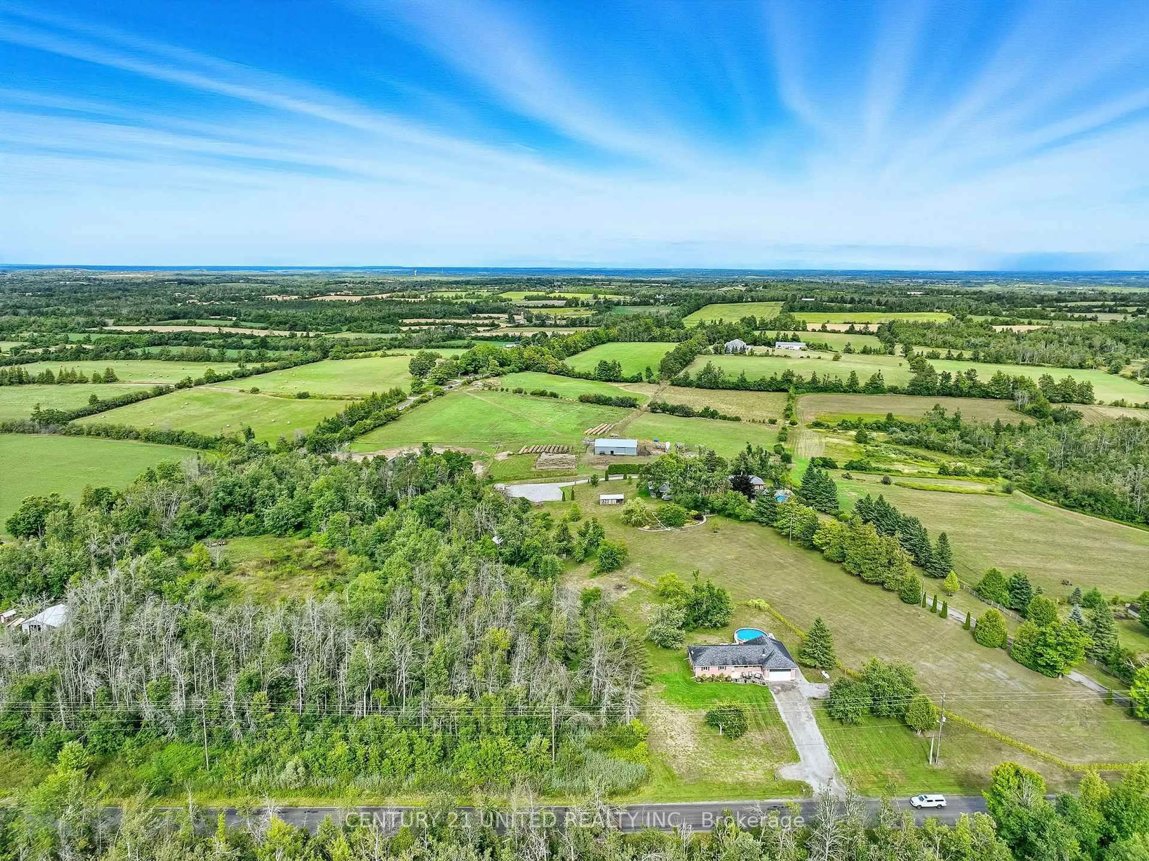 A pic from outside/outdoor area/front of a property/back of a property/a pic from drone, forest/trees view for 2038 Hilliard St, Selwyn Ontario K9J 6X2
