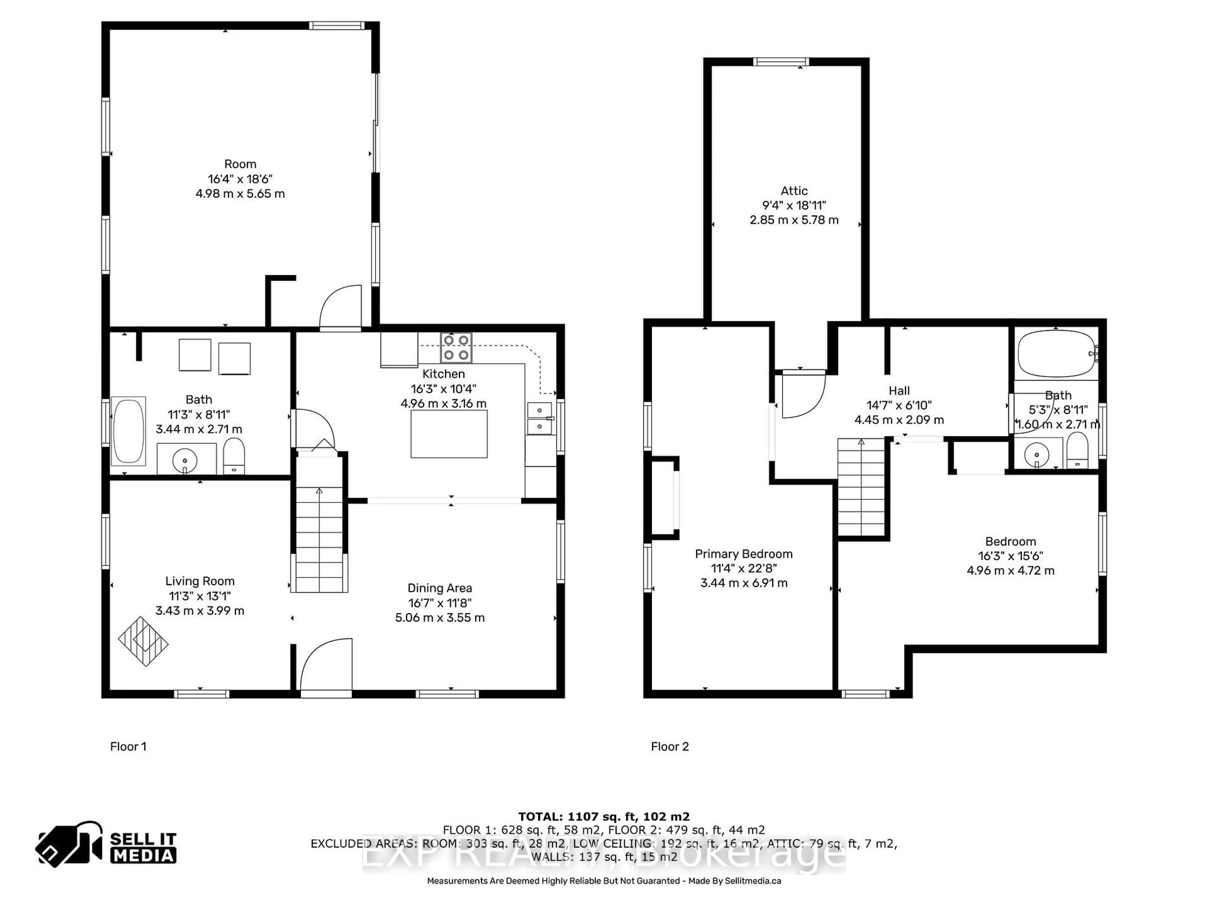 Floor plan for 1209 Labrosse St, East Hawkesbury Ontario K0B 1P0