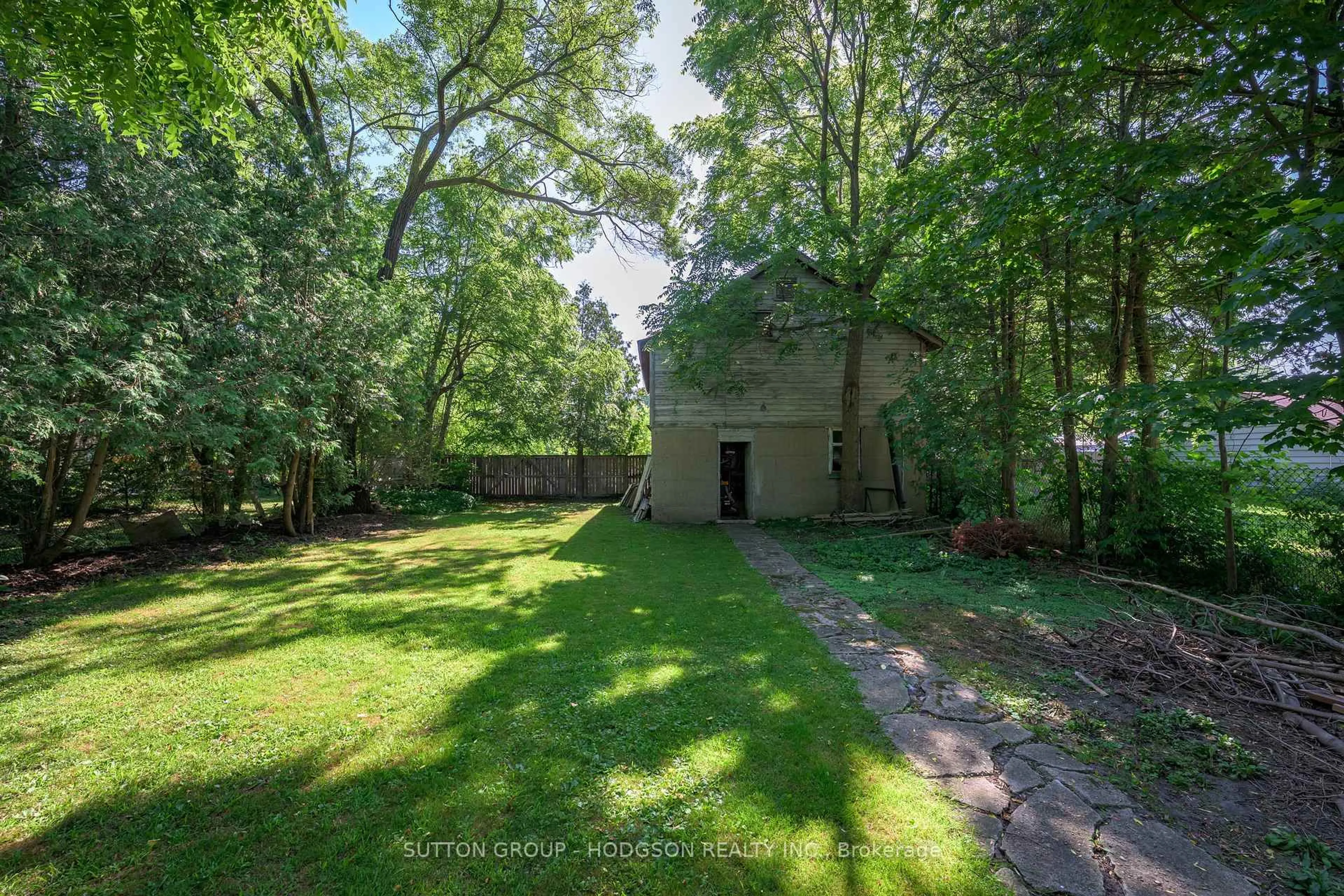 A pic from outside/outdoor area/front of a property/back of a property/a pic from drone, forest/trees view for 4 Louisa St, Bluewater Ontario N0M 1G0