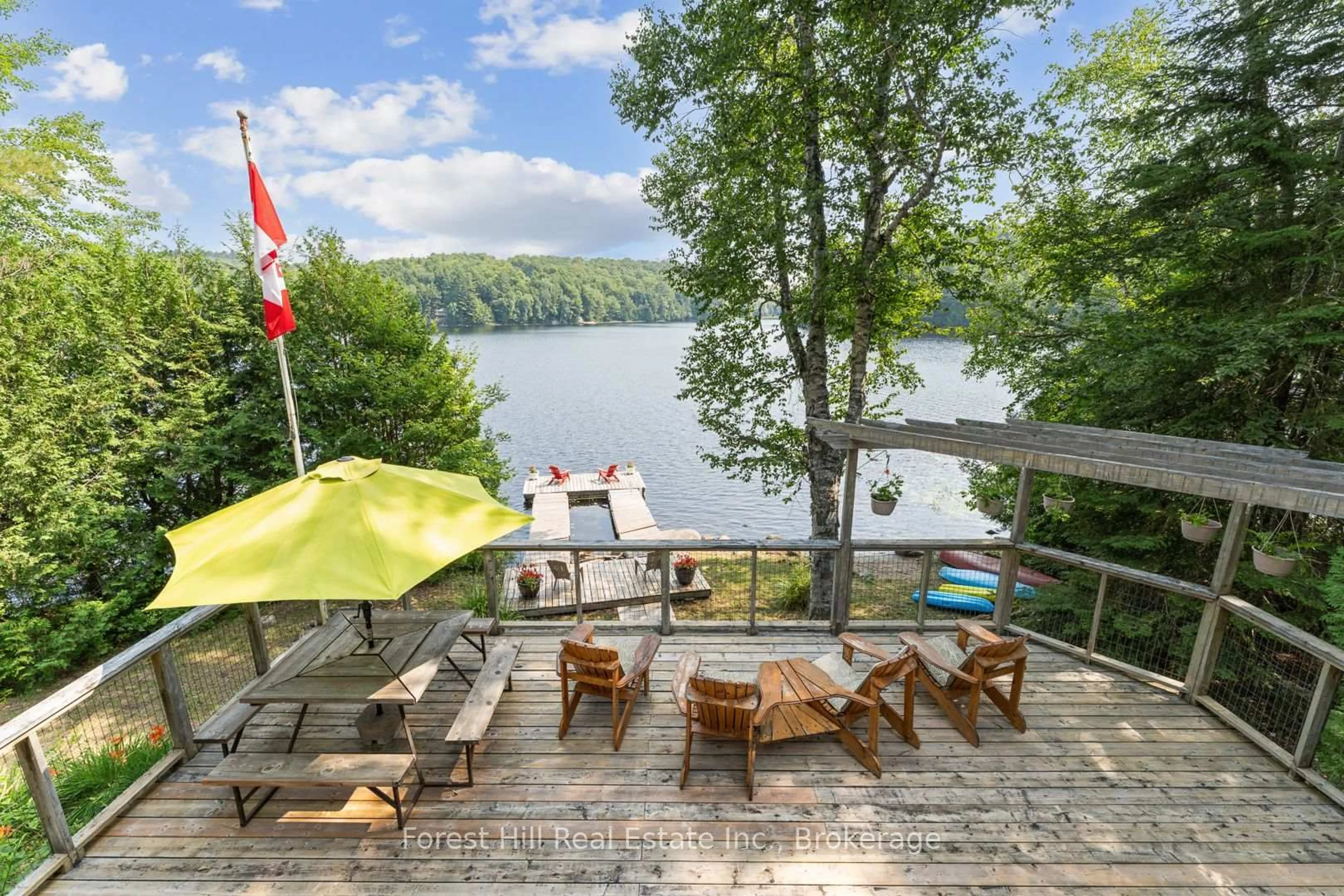 Patio, water/lake/river/ocean view for 3477 Livingstone Lake Rd, Algonquin Highlands Ontario P0A 1E0