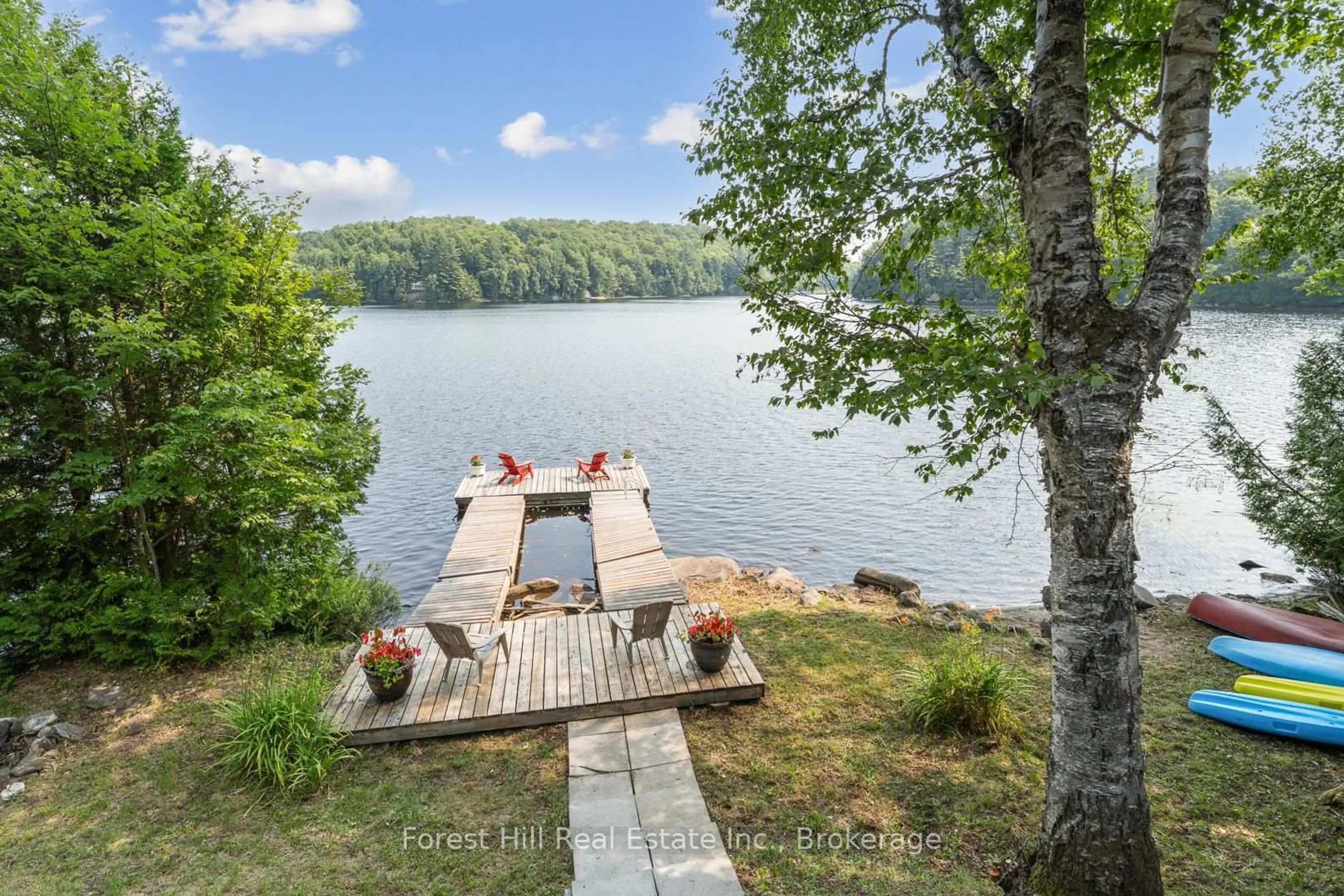 Patio, water/lake/river/ocean view for 3477 Livingstone Lake Rd, Algonquin Highlands Ontario P0A 1E0