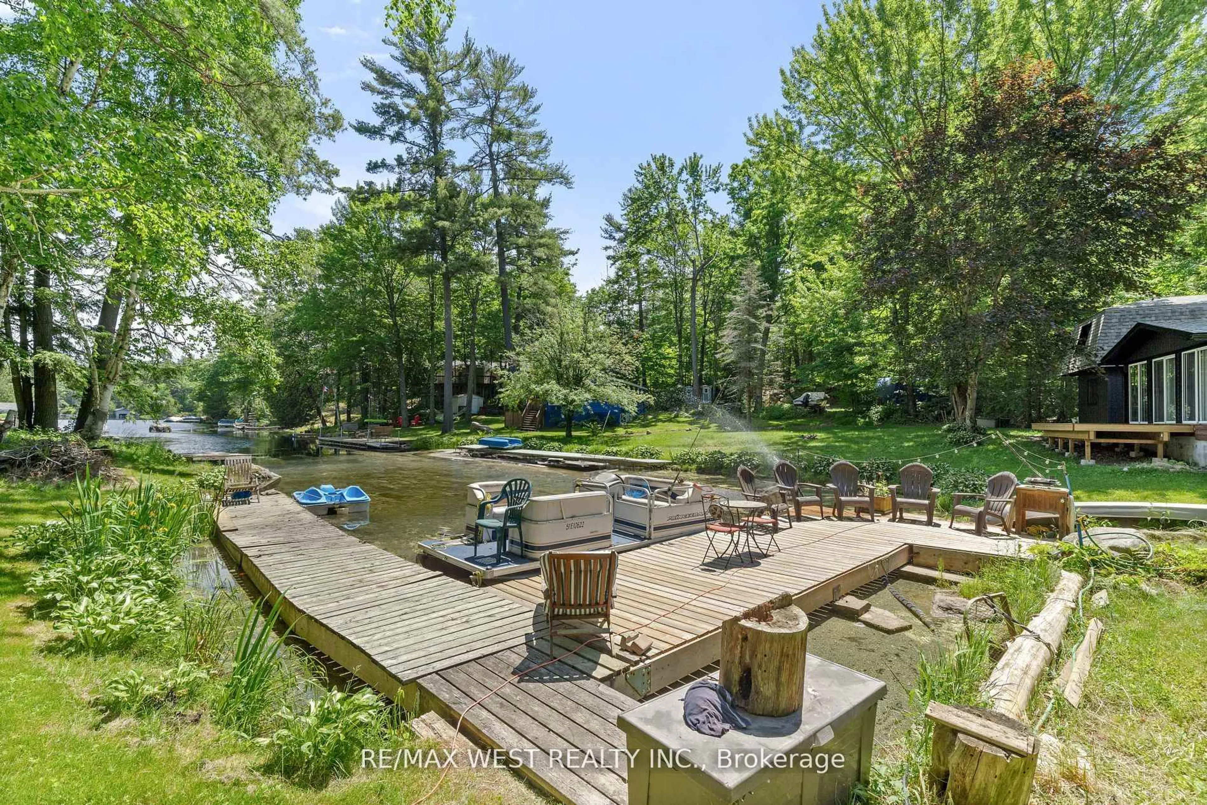 Patio, water/lake/river/ocean view for 2735 Shepherd Lane, Selwyn Ontario K0L 2H0