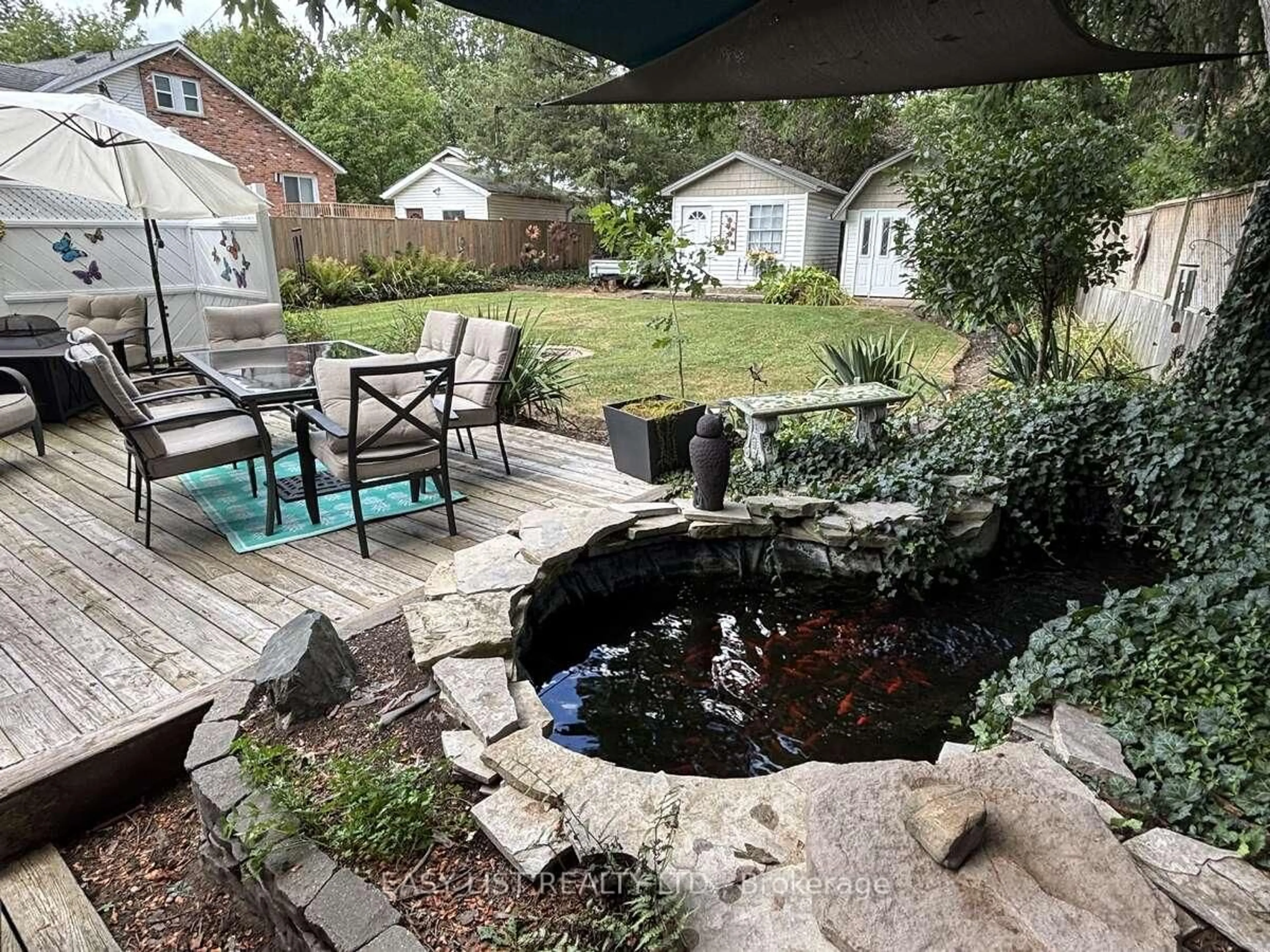 Patio, water/lake/river/ocean view for 3706 Catherine St, Thames Centre Ontario N0L 1G1