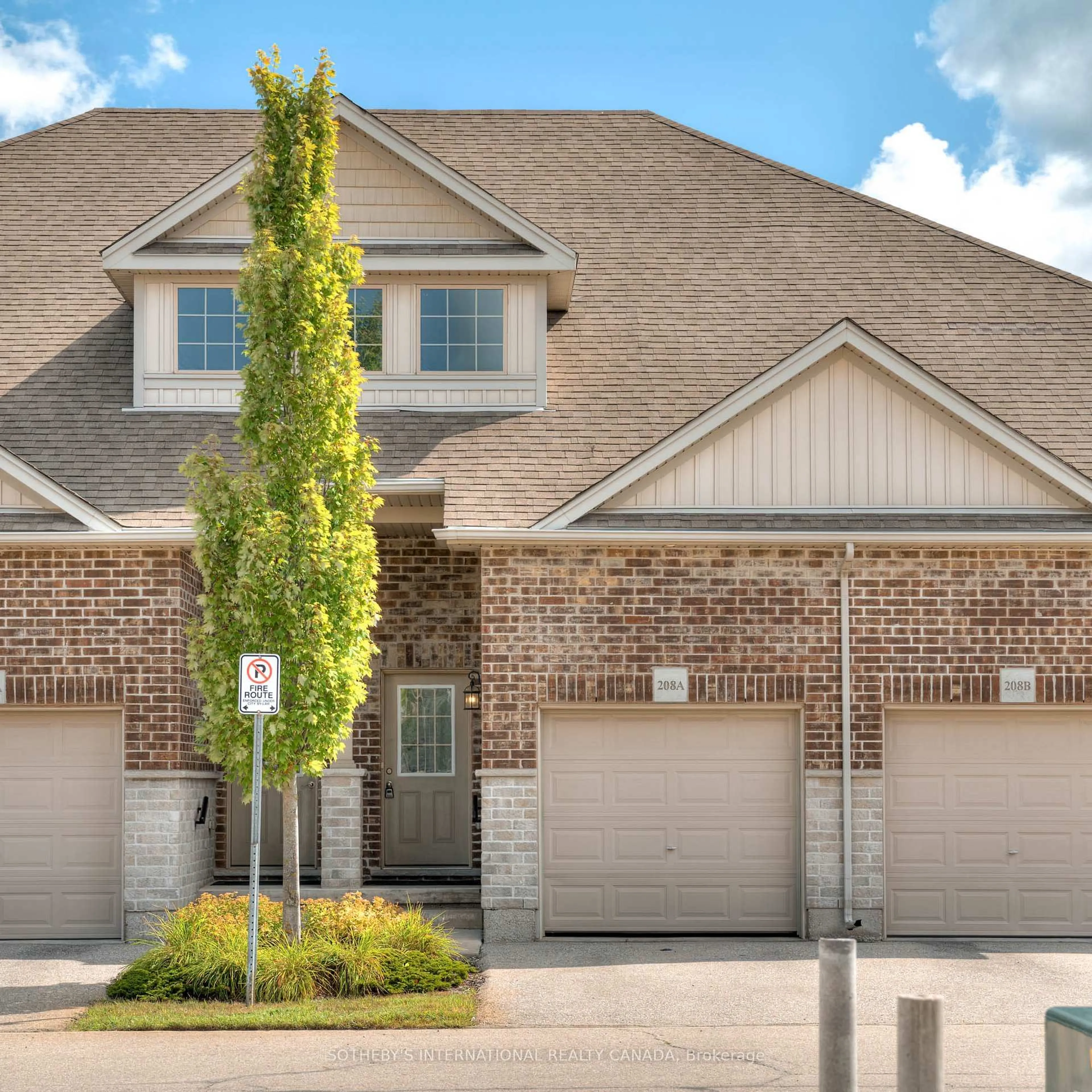 Home with brick exterior material, street for 208 Jessica Cres #Unit # A, Kitchener Ontario N2R 0H8