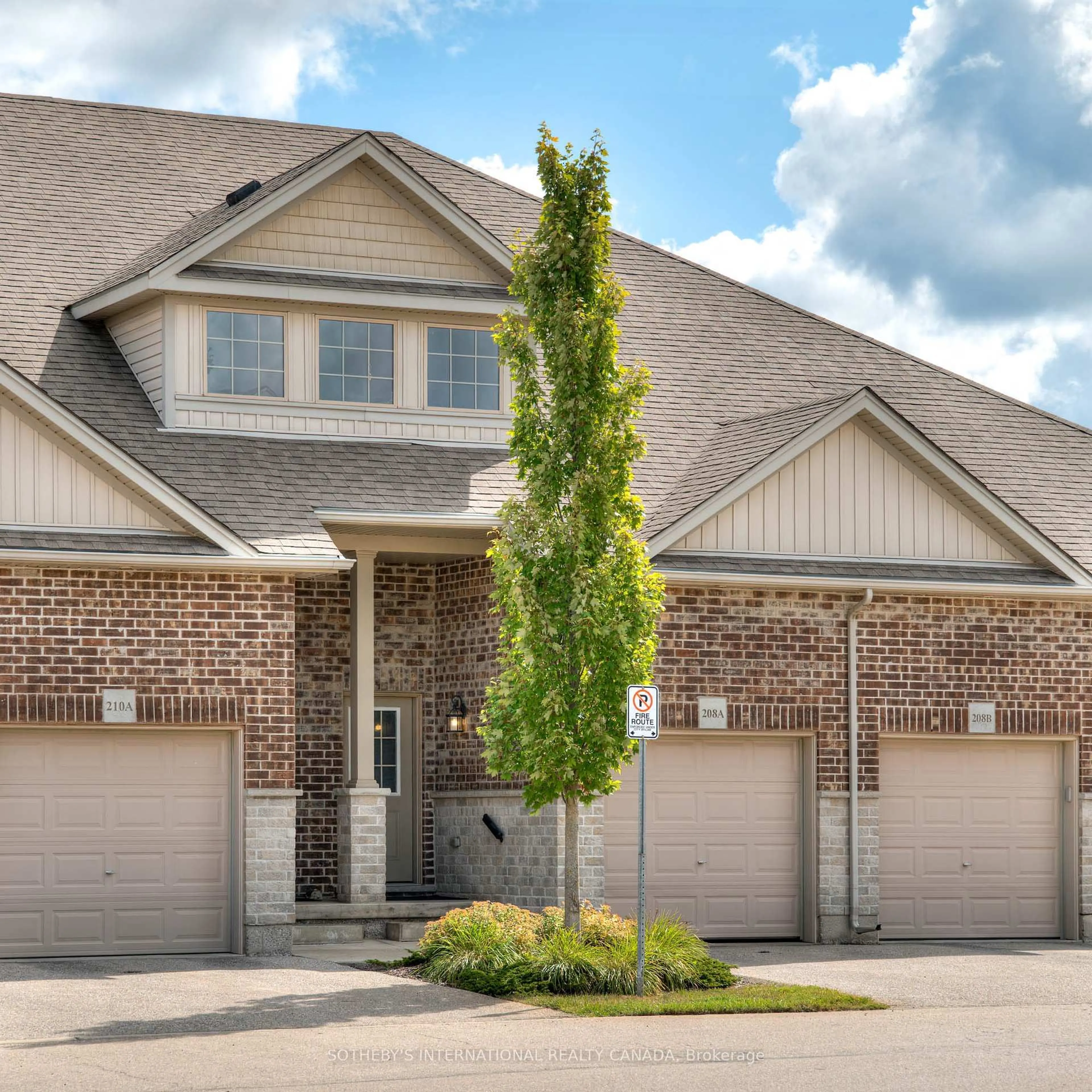 Home with brick exterior material, street for 208 Jessica Cres #Unit # A, Kitchener Ontario N2R 0H8