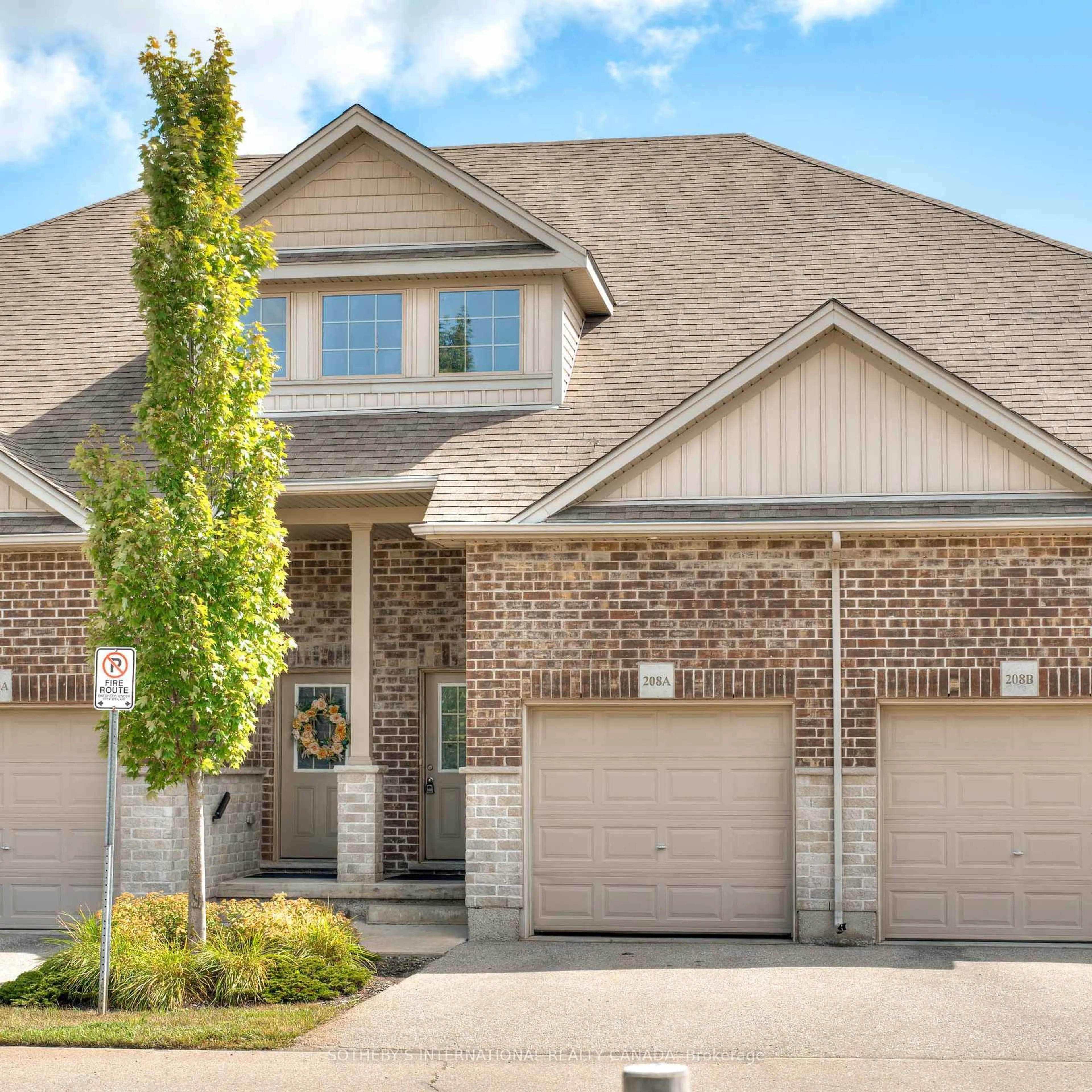Home with brick exterior material, street for 208 Jessica Cres #Unit # A, Kitchener Ontario N2R 0H8