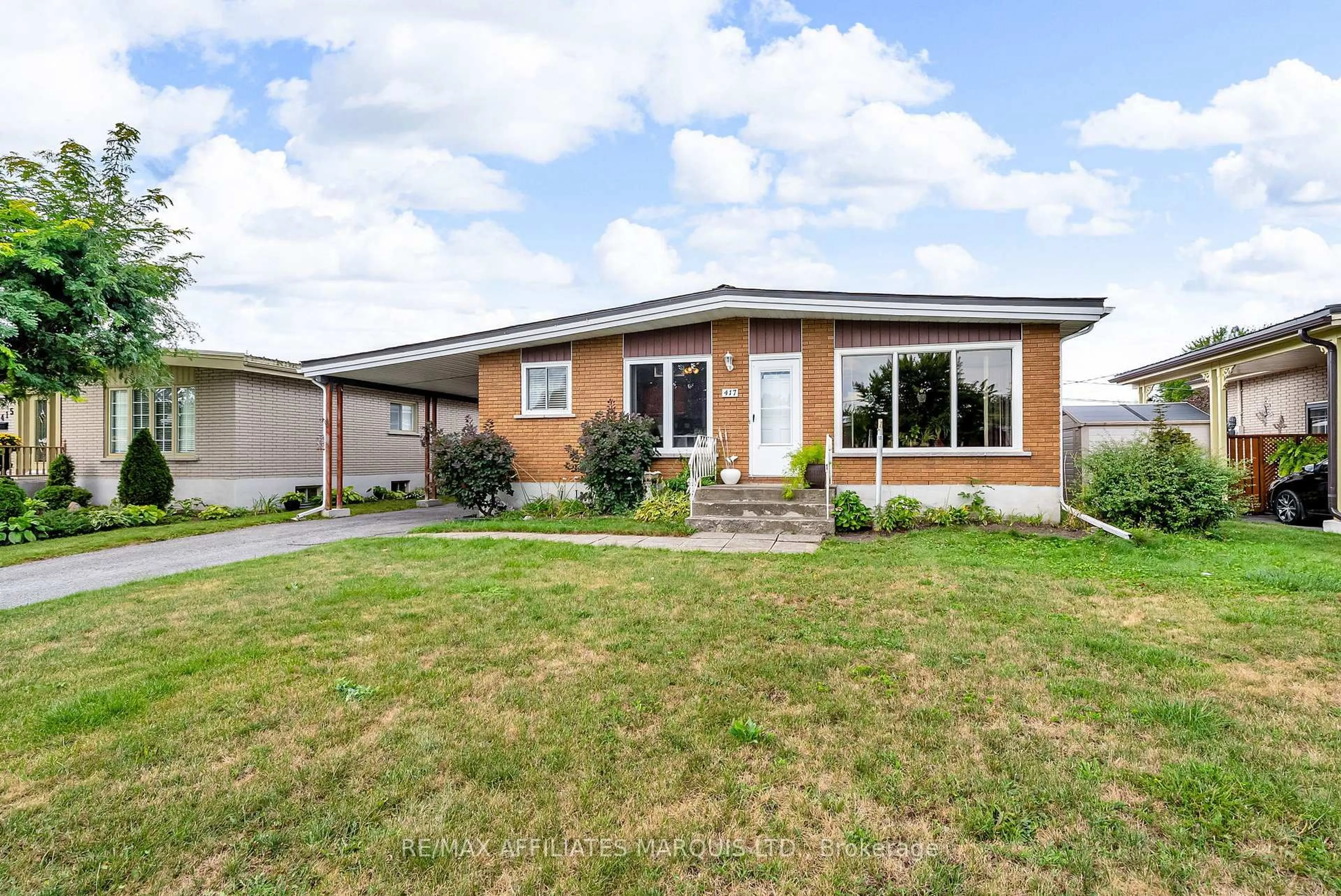 Home with brick exterior material, street for 417 Beach Ave, Cornwall Ontario K6H 5P3